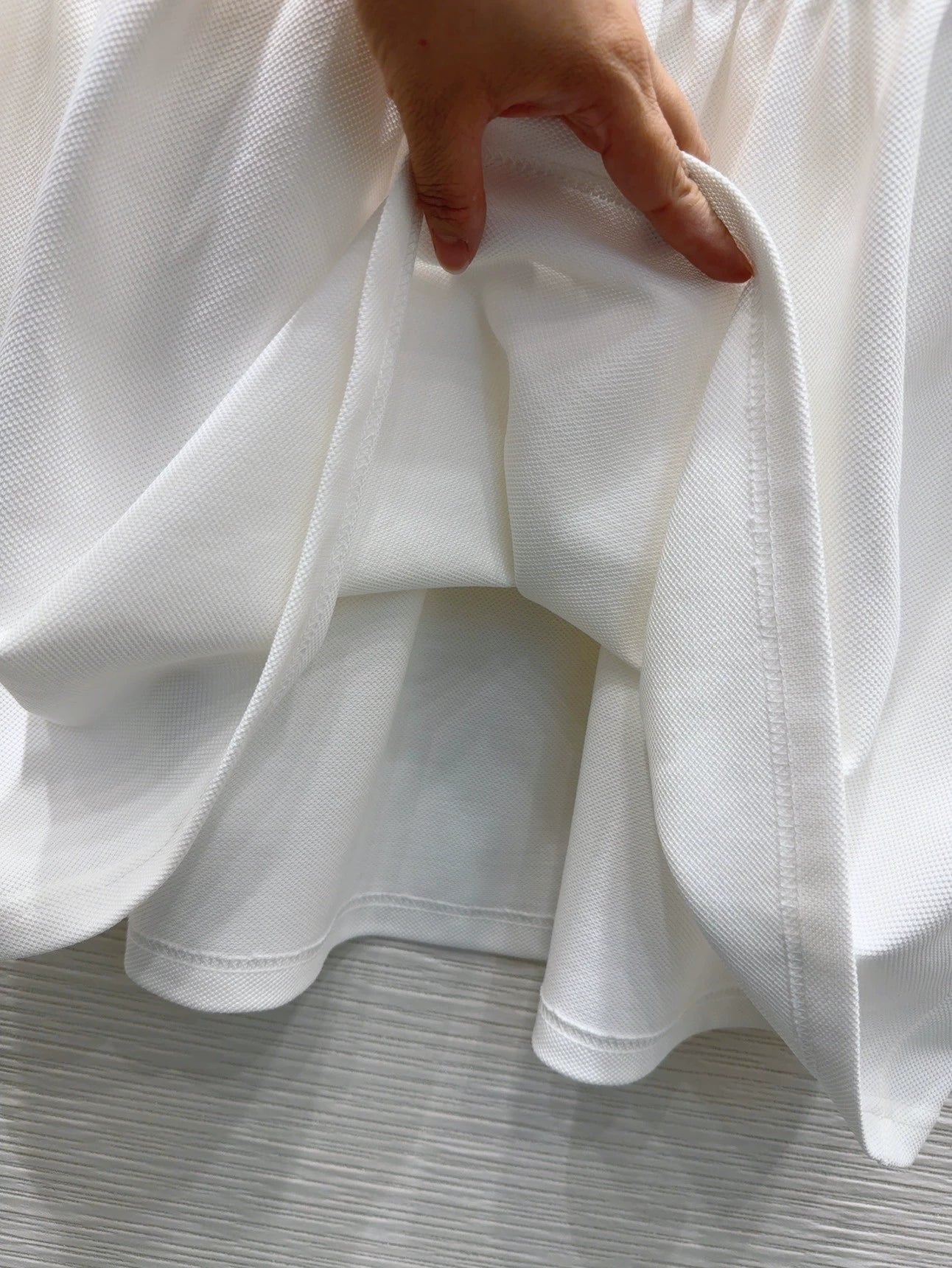 G 25 New Clashing Stripes Lapel Short Sleeve Casual Dresses