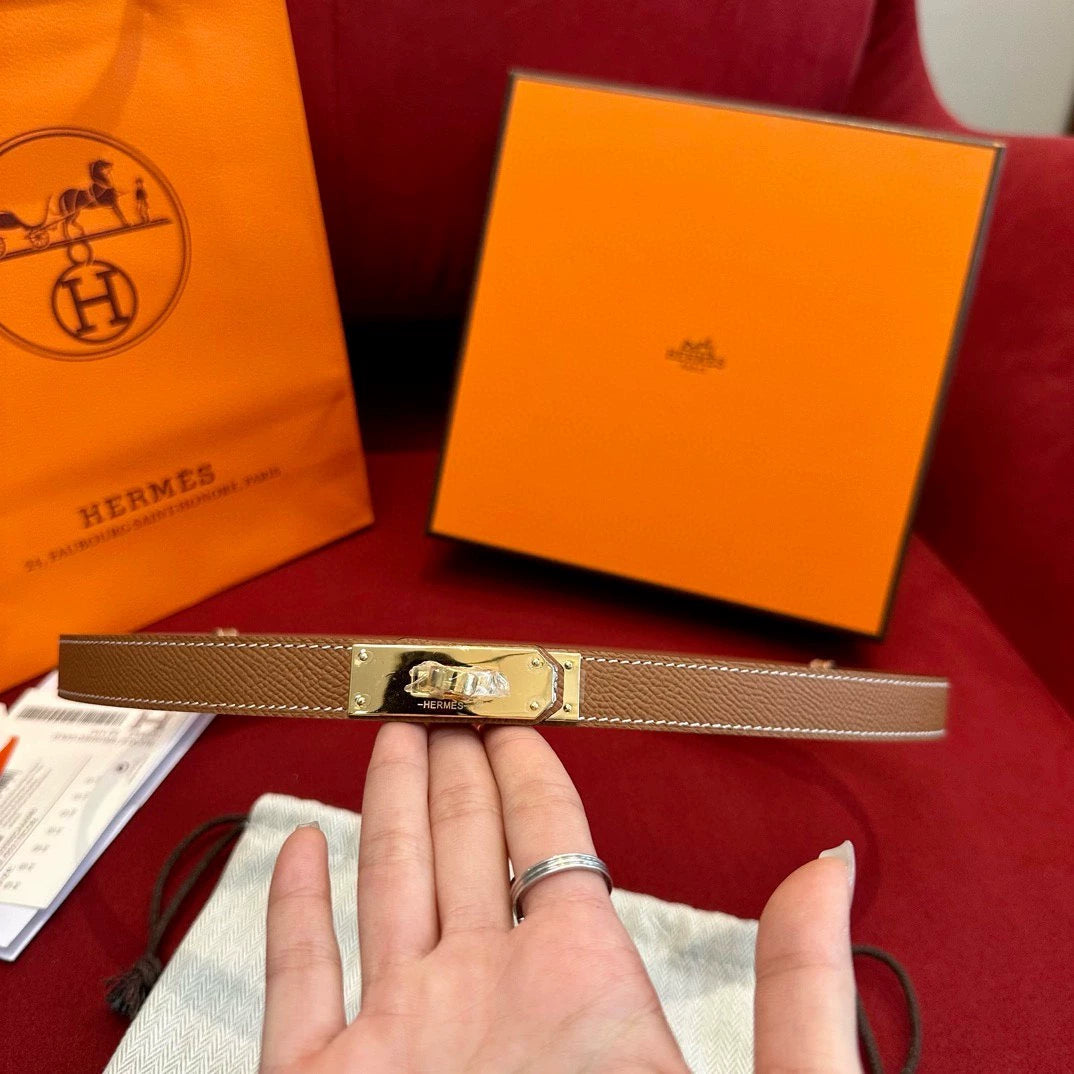 Women's belt calfskin