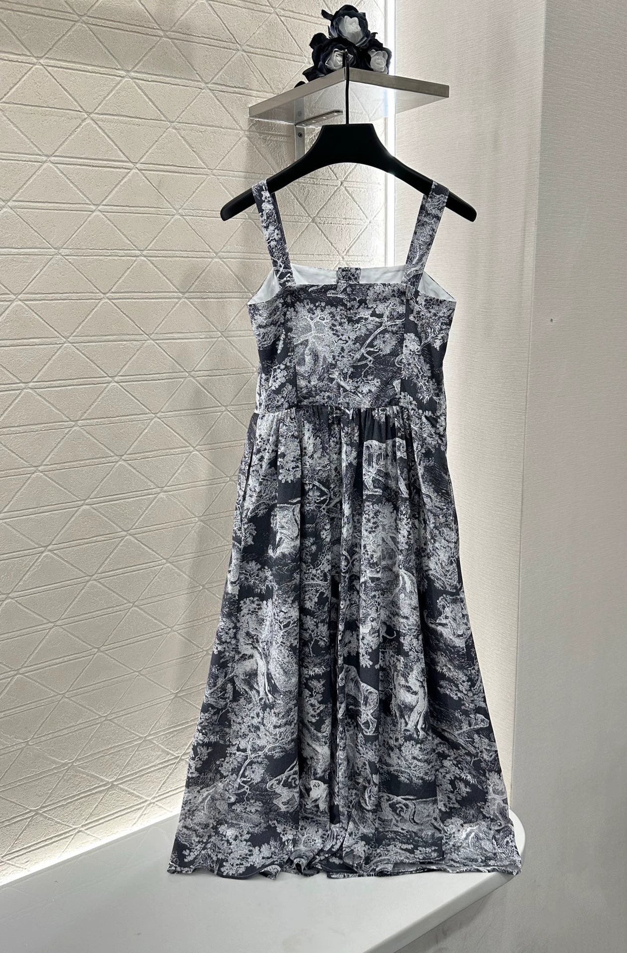 D 25 Animal jungle series print suspender dress