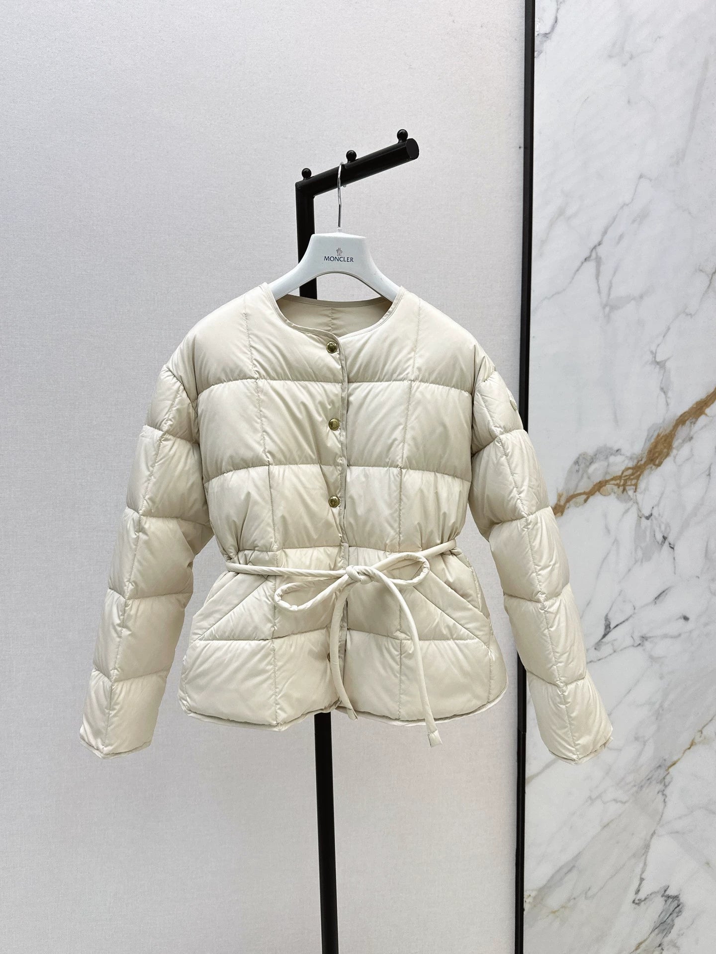 Mon 25fw New Puffer Crew Neck Down Jacket