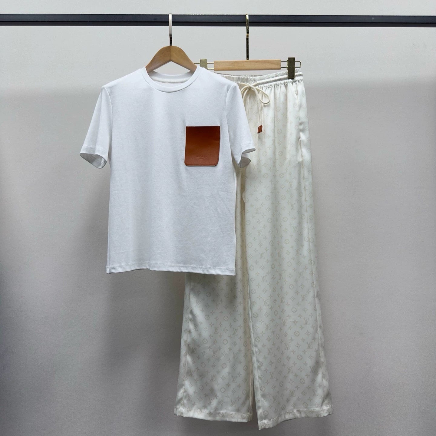 L 25 new board colorful short sleeve + pants set