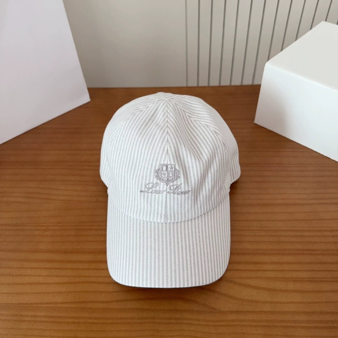 Lor 25 striped baseball cap