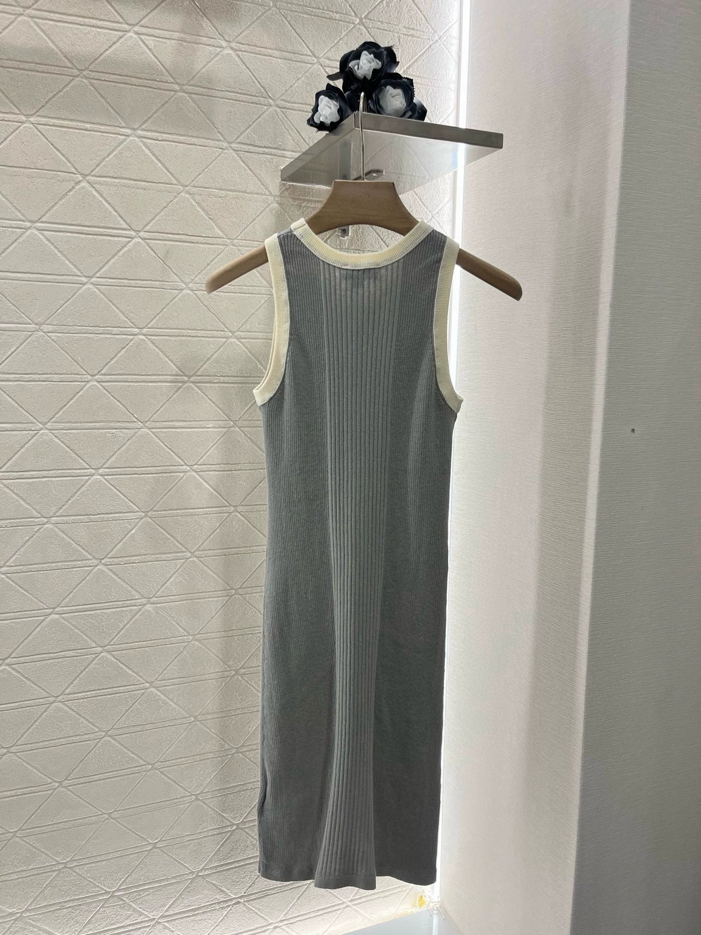 C 25 New Slim Knit Tank Dress