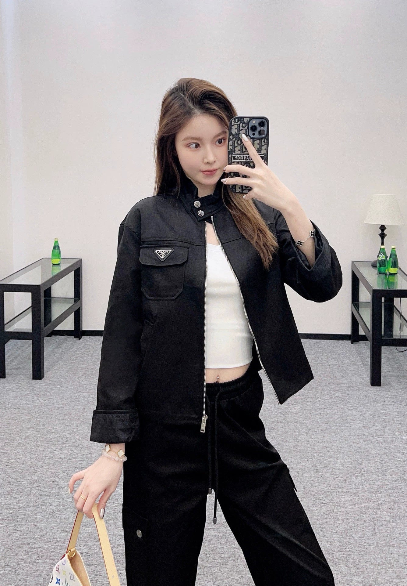 P 25 Workwear jacket, coat, and trousers set.