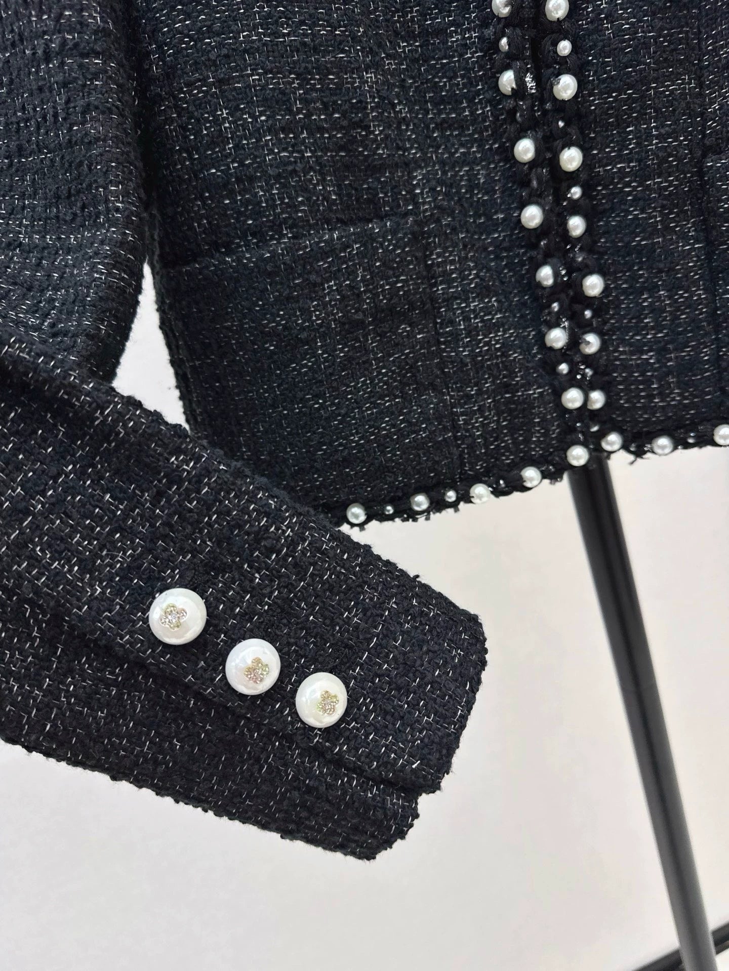 C 25 Frühling/Sommer neueste Stil Perlen Kleid Jacke