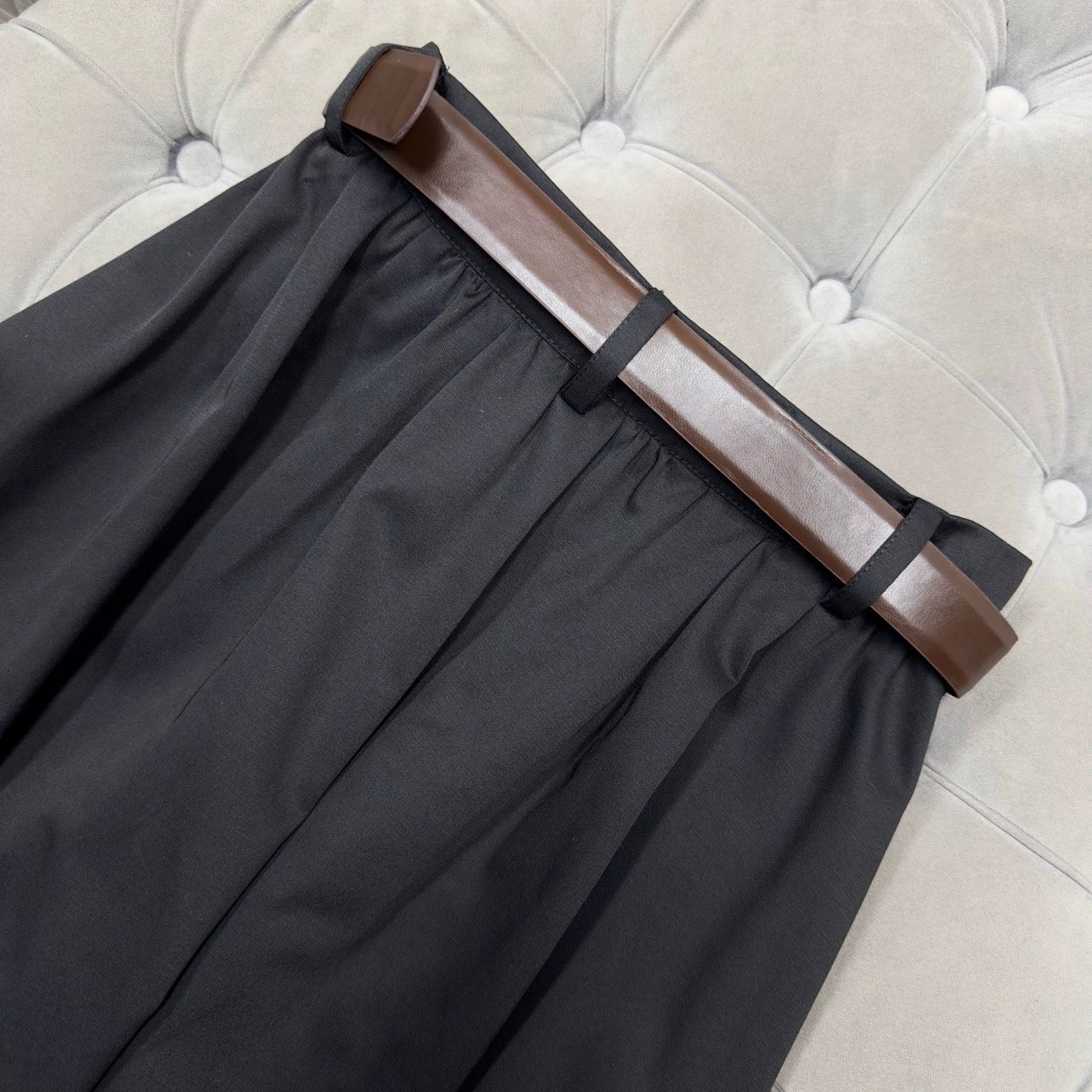 p 25 New Workwear Halter Skirt(black 、khaki)