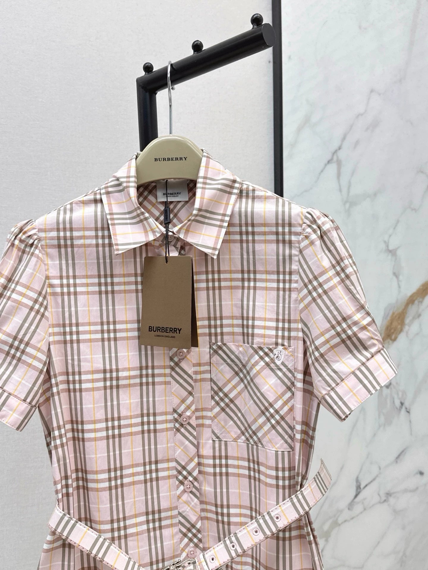 Bu Spring/Summer 25 New Classic Plaid Dresses