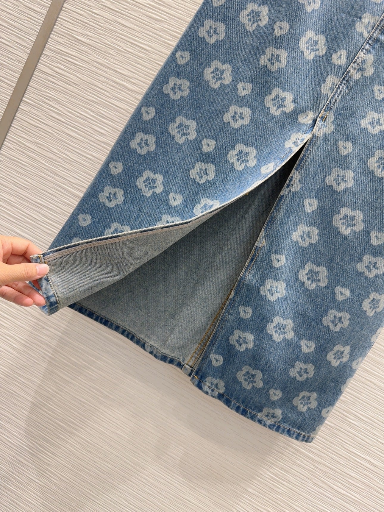 C 25SS new stylish denim long skirt