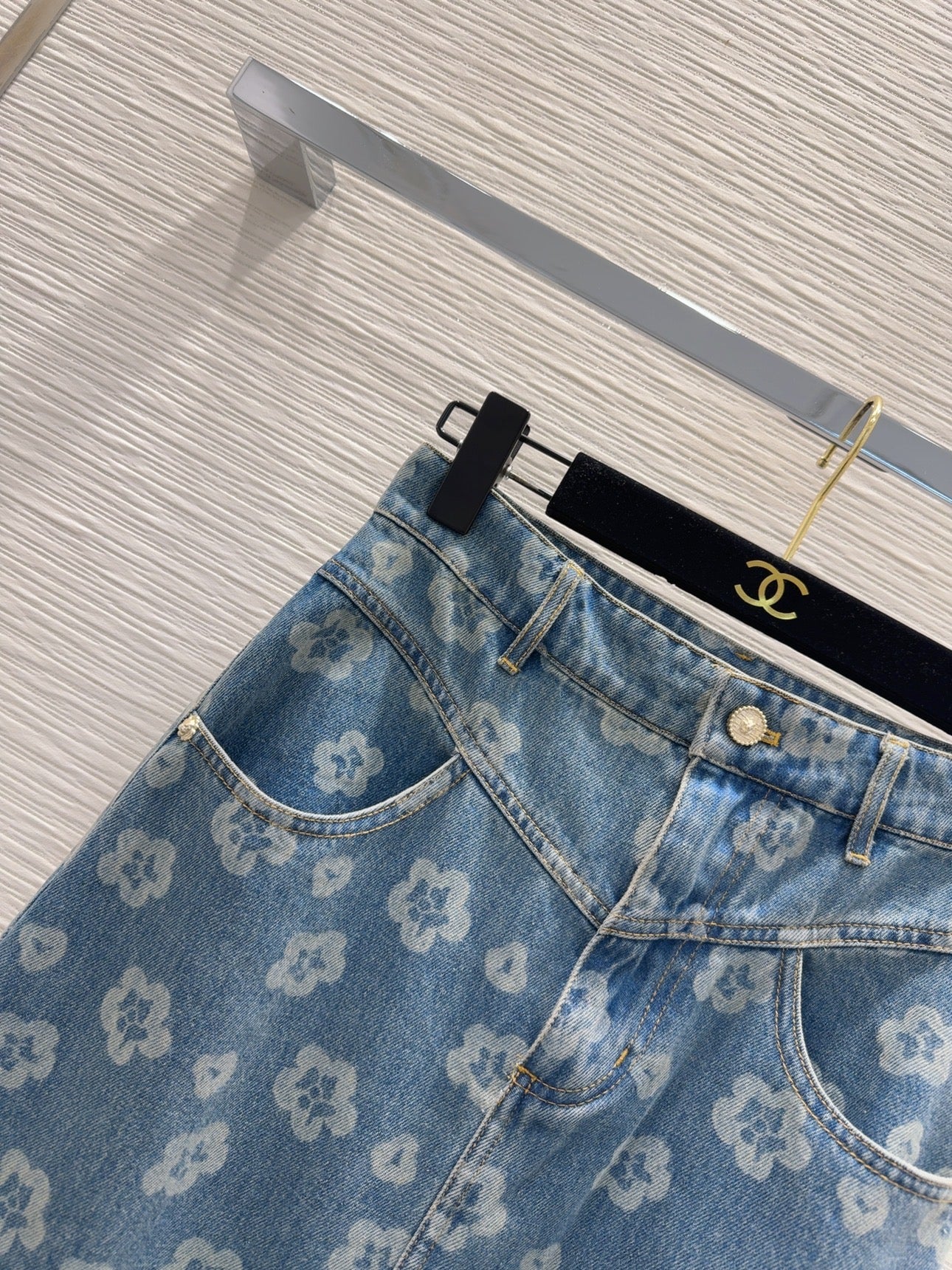 C 25SS new stylish denim long skirt