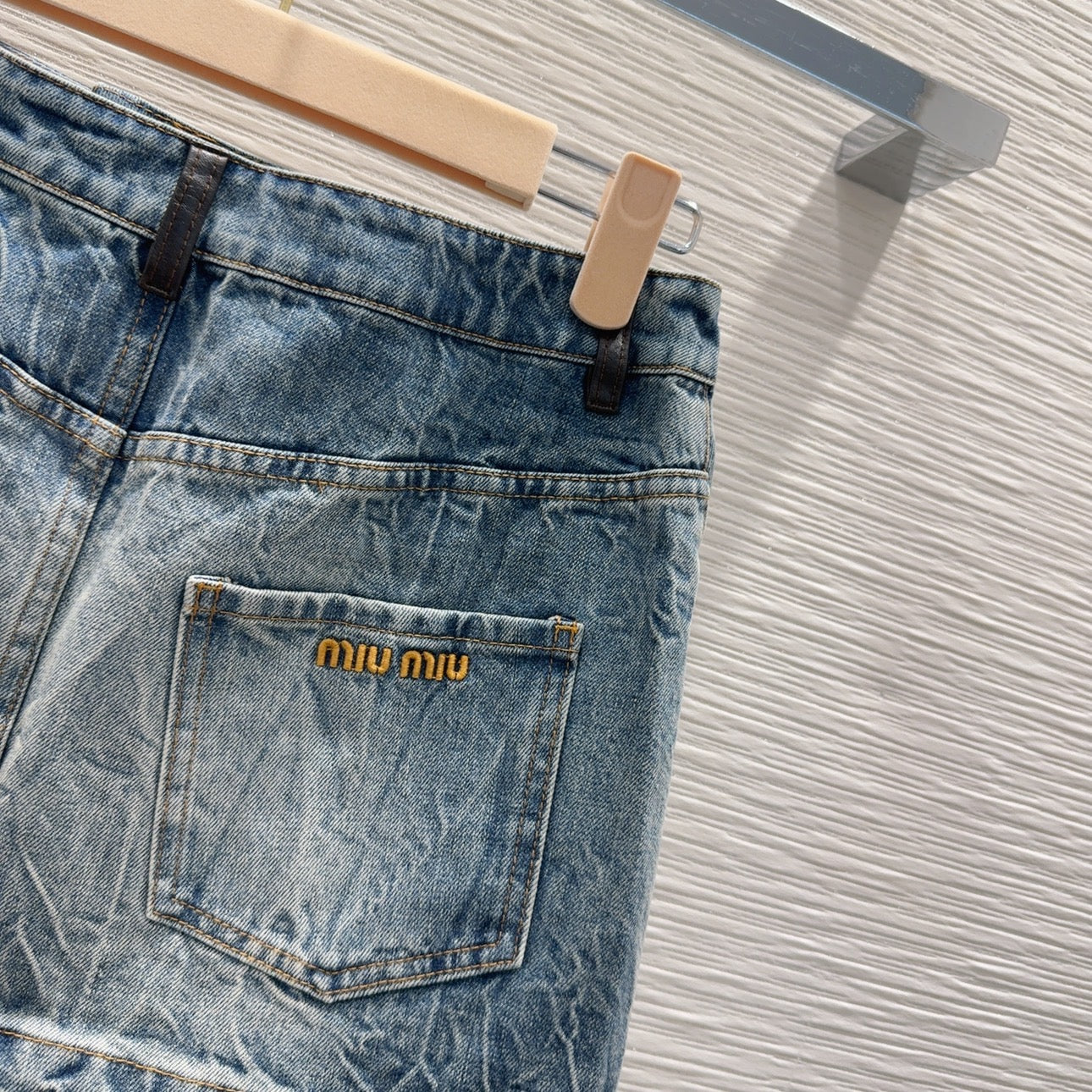 M 25 new style distressed denim skirt