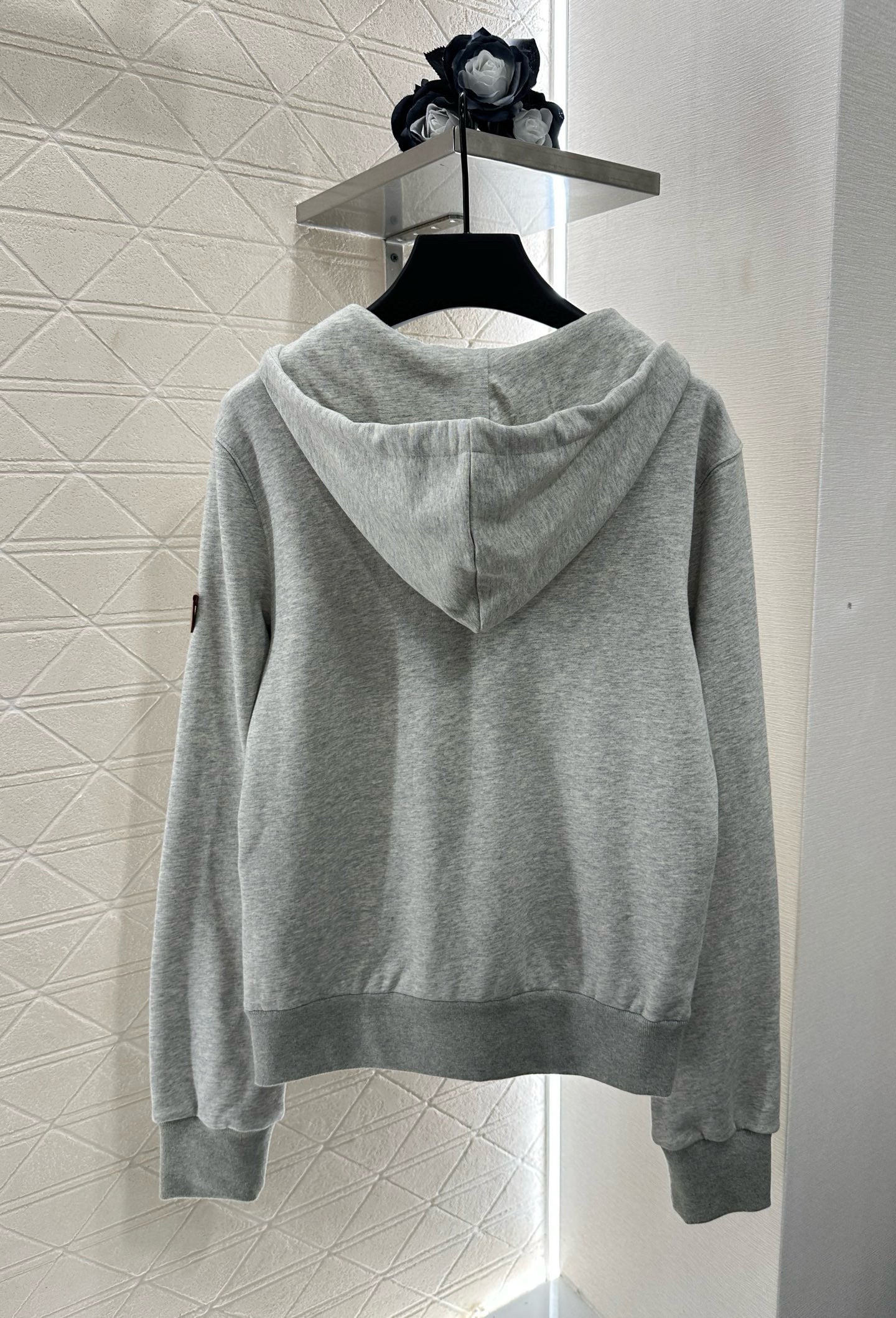 L 25 Hooded Drawstring Jacket and Shorts Set