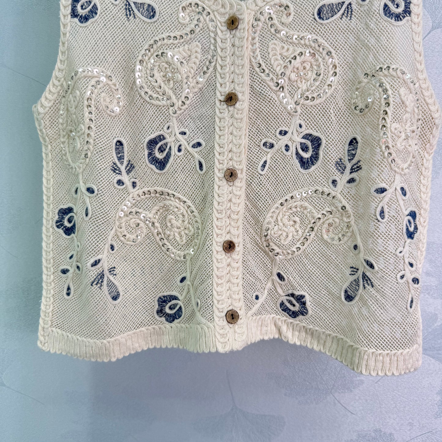 C 25 Early Autumn 3D Crochet Vest