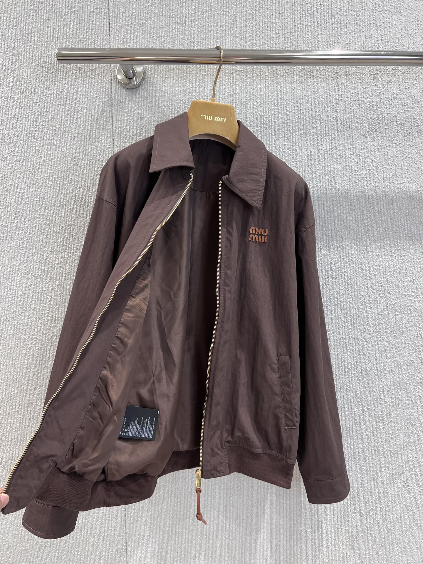 M 25 Early Fall New Cocoa Brown Lapel Jacket Coat