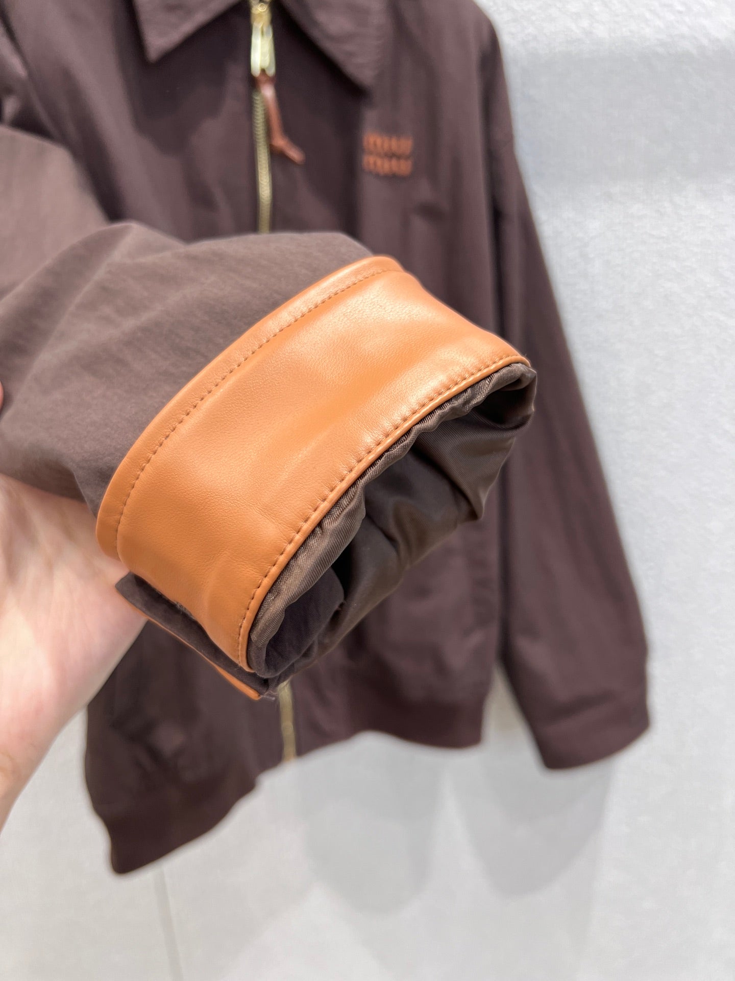 M 25 Early Fall New Cocoa Brown Lapel Jacket Coat