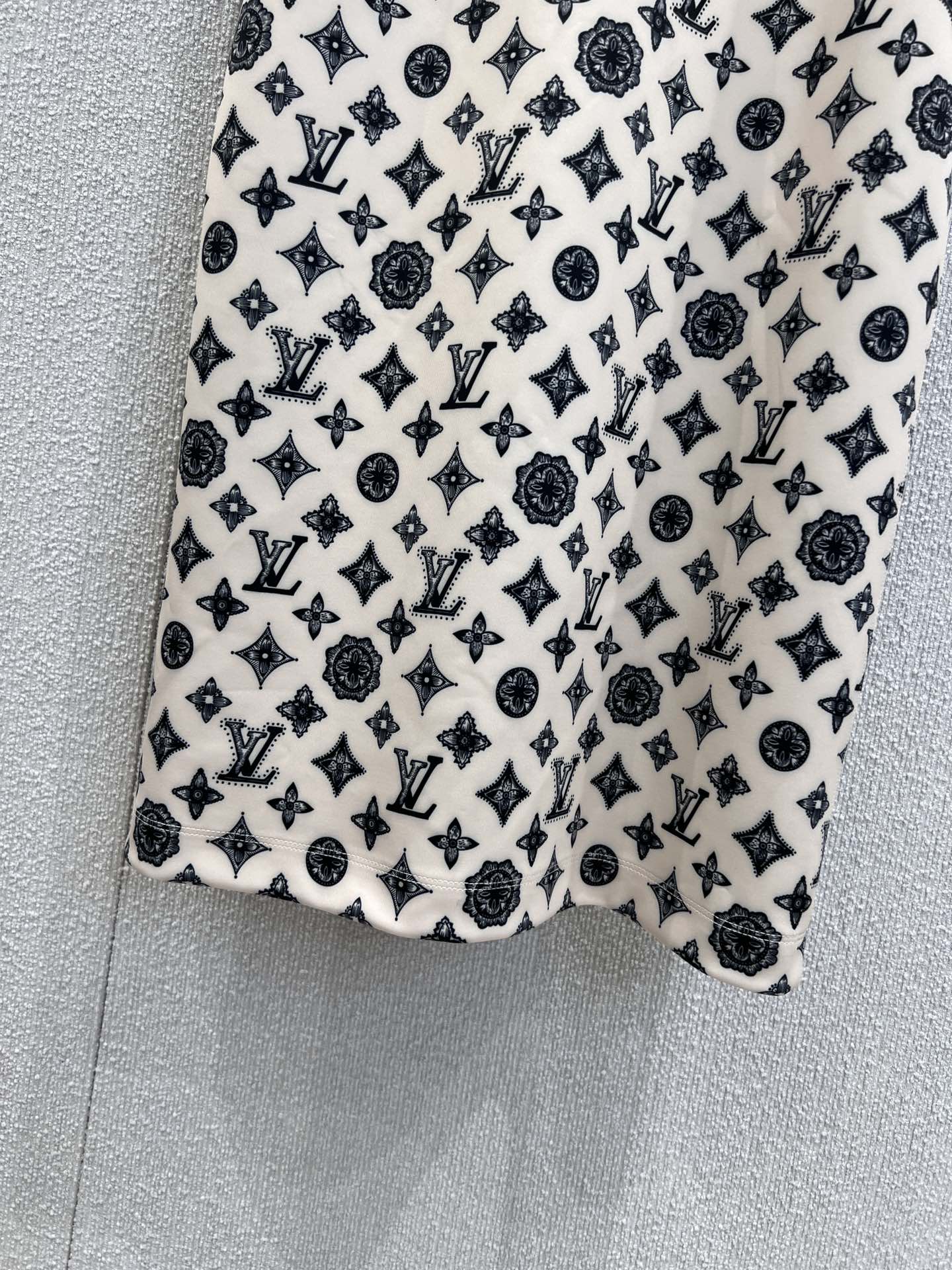L 25Ss Spring and Summer New Classic Full Printed Old Flower Dress