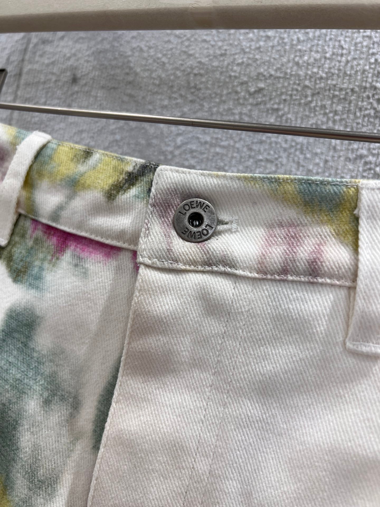LO 25FW Early Autumn New Arrival Paula's Series Romantic Print Denim Pants