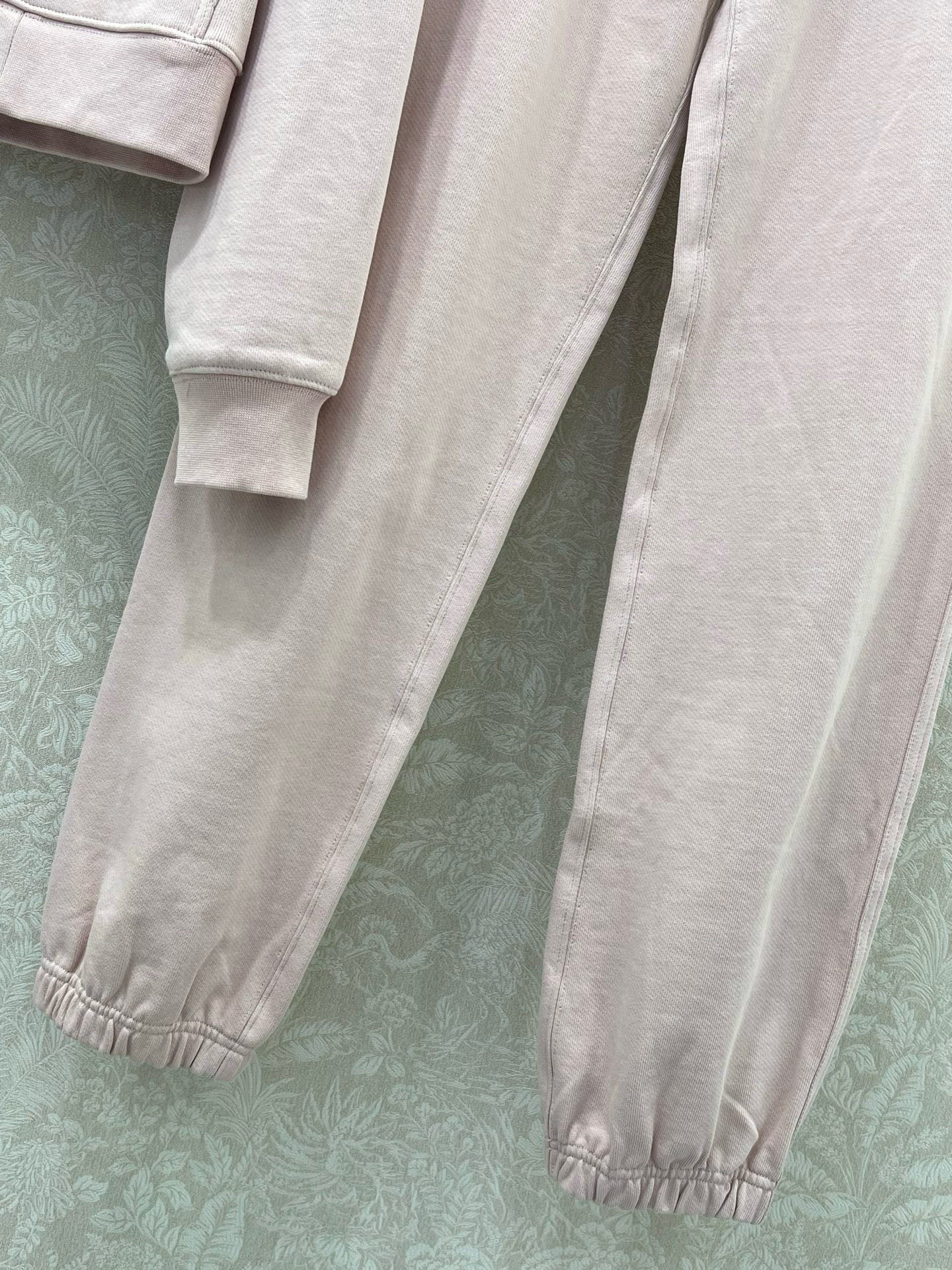 BU 25 Hooded drawstring zipper jacket and pants set