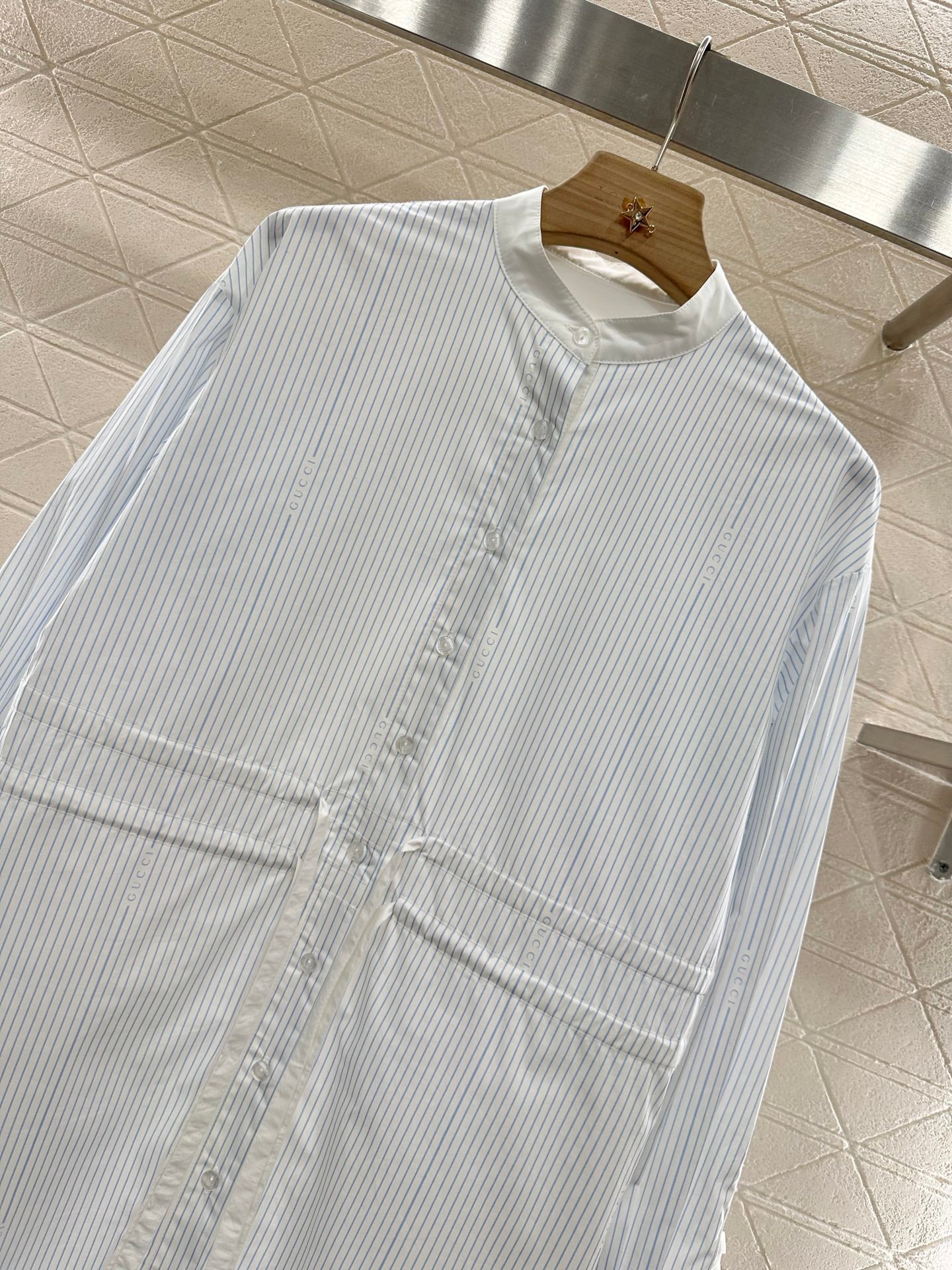 G 25 Striped Long Sleeve Dress