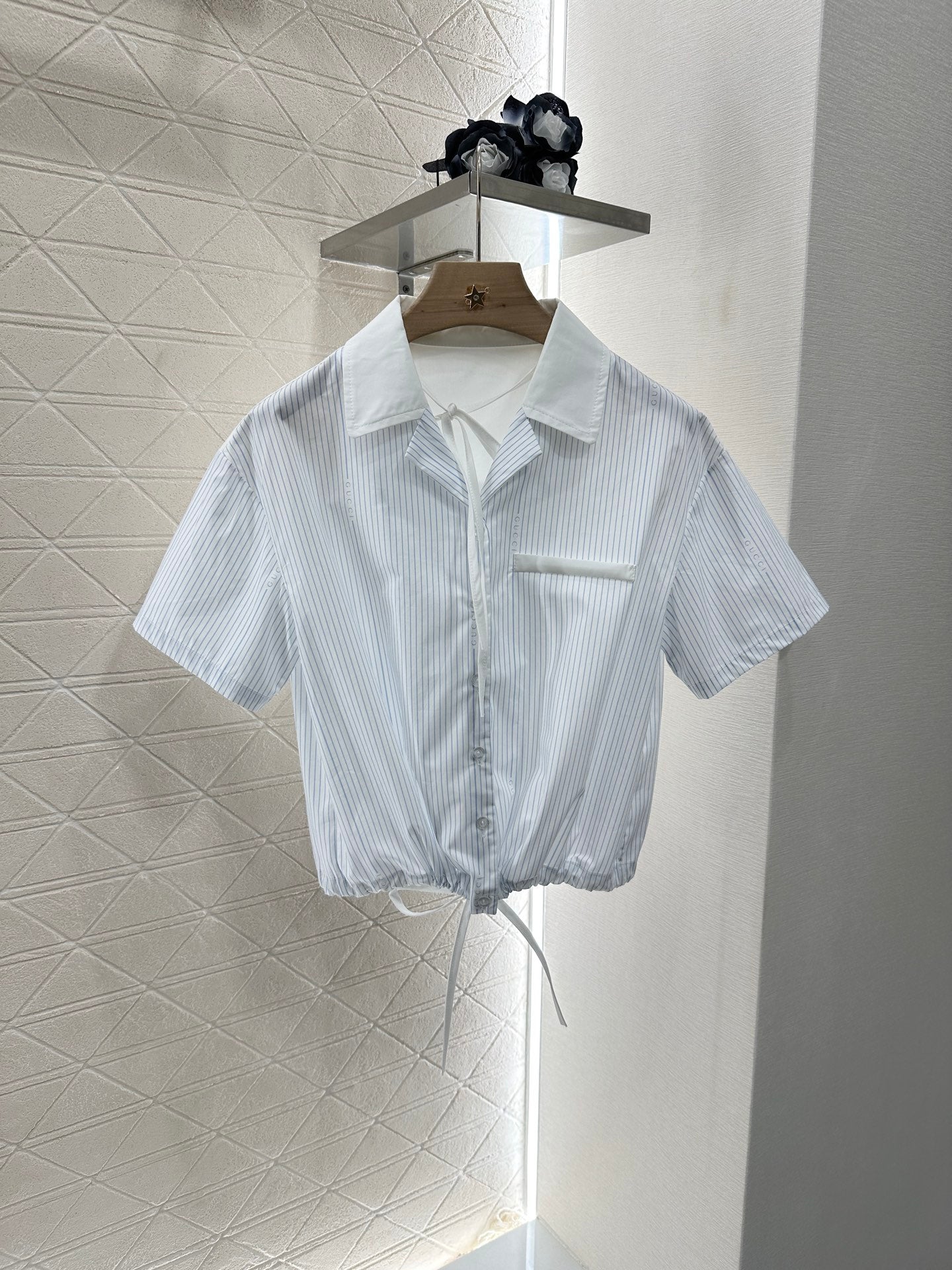 G 25 Striped short-sleeved shirt