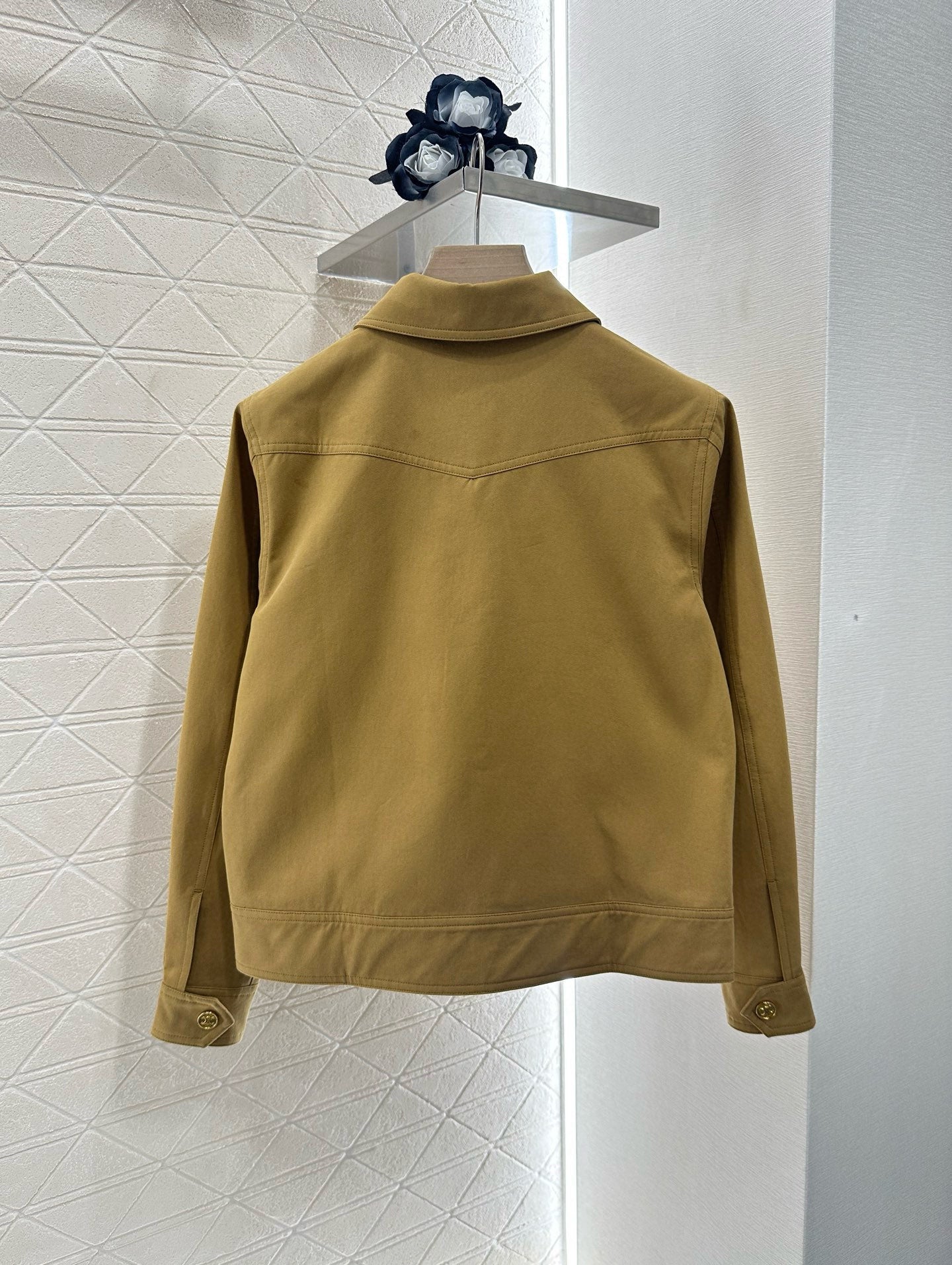 CE 2025 Vintage Lapel Jacket and Half Skirt Suit