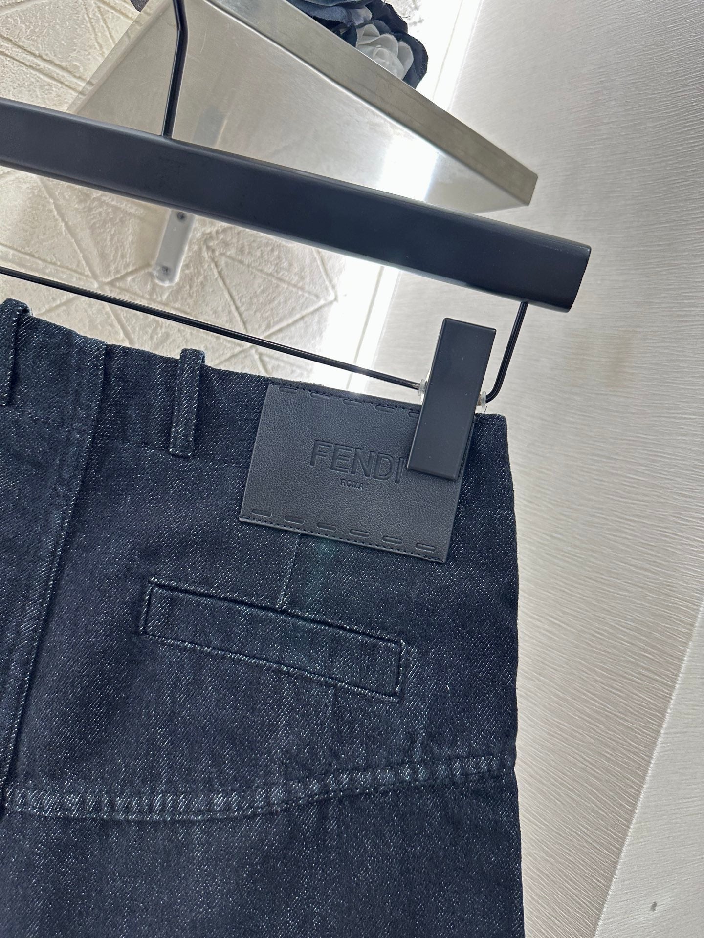 F 25 Retro Denim Jacket and Skirt Set
