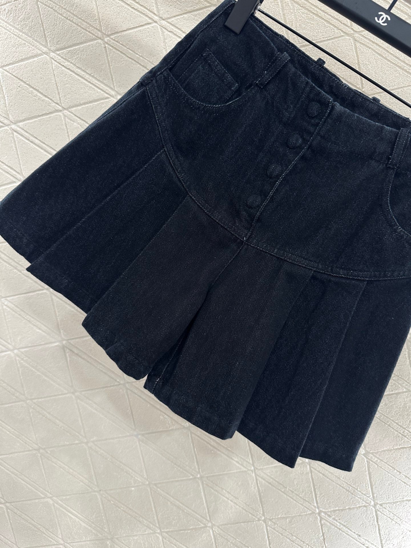 F 25 Retro Denim Jacket and Skirt Set