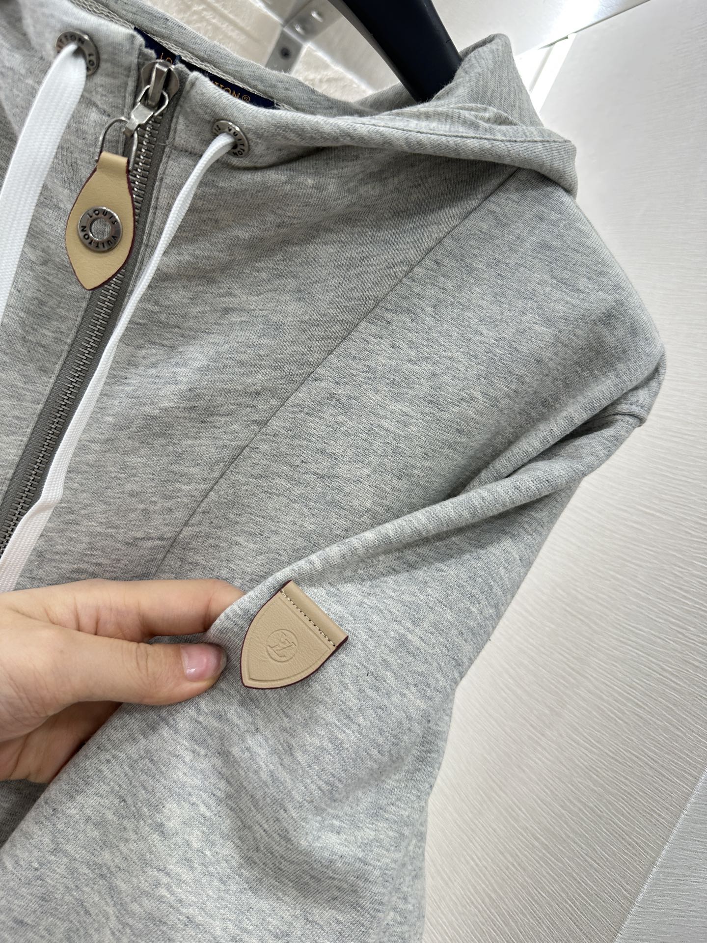 L 25 Hooded Drawstring Jacket and Shorts Set