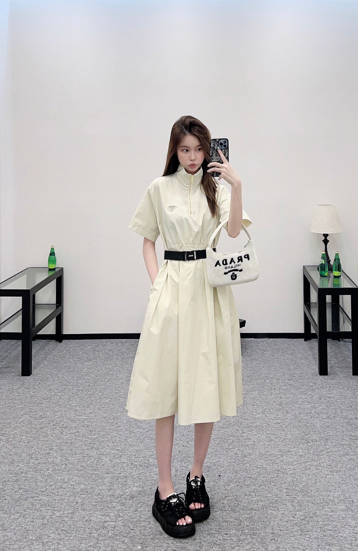 P 25 Workwear Belt Dress