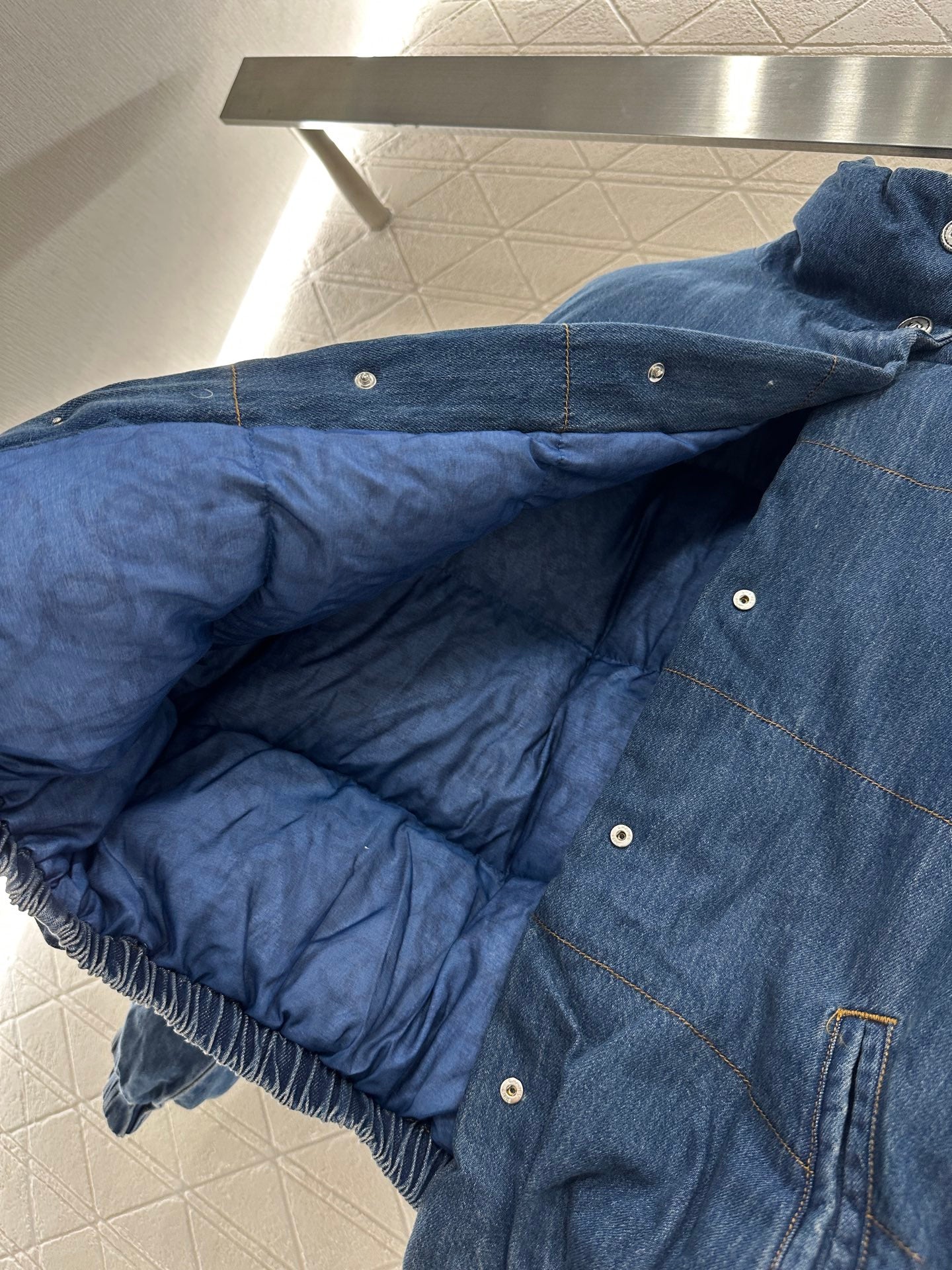 C 25fw Denim Down Jacket