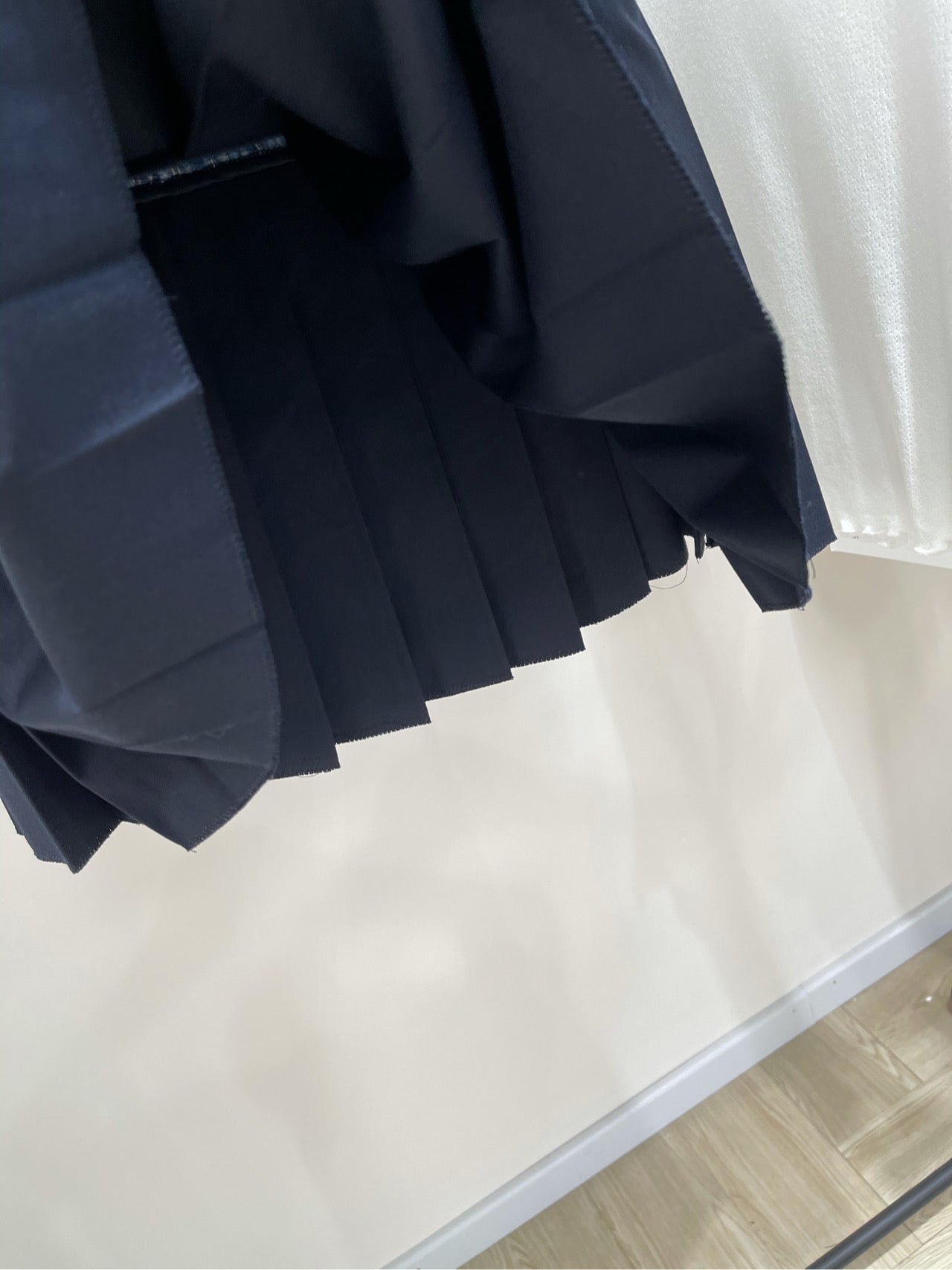M 25ss Plaid Pleated Skirt