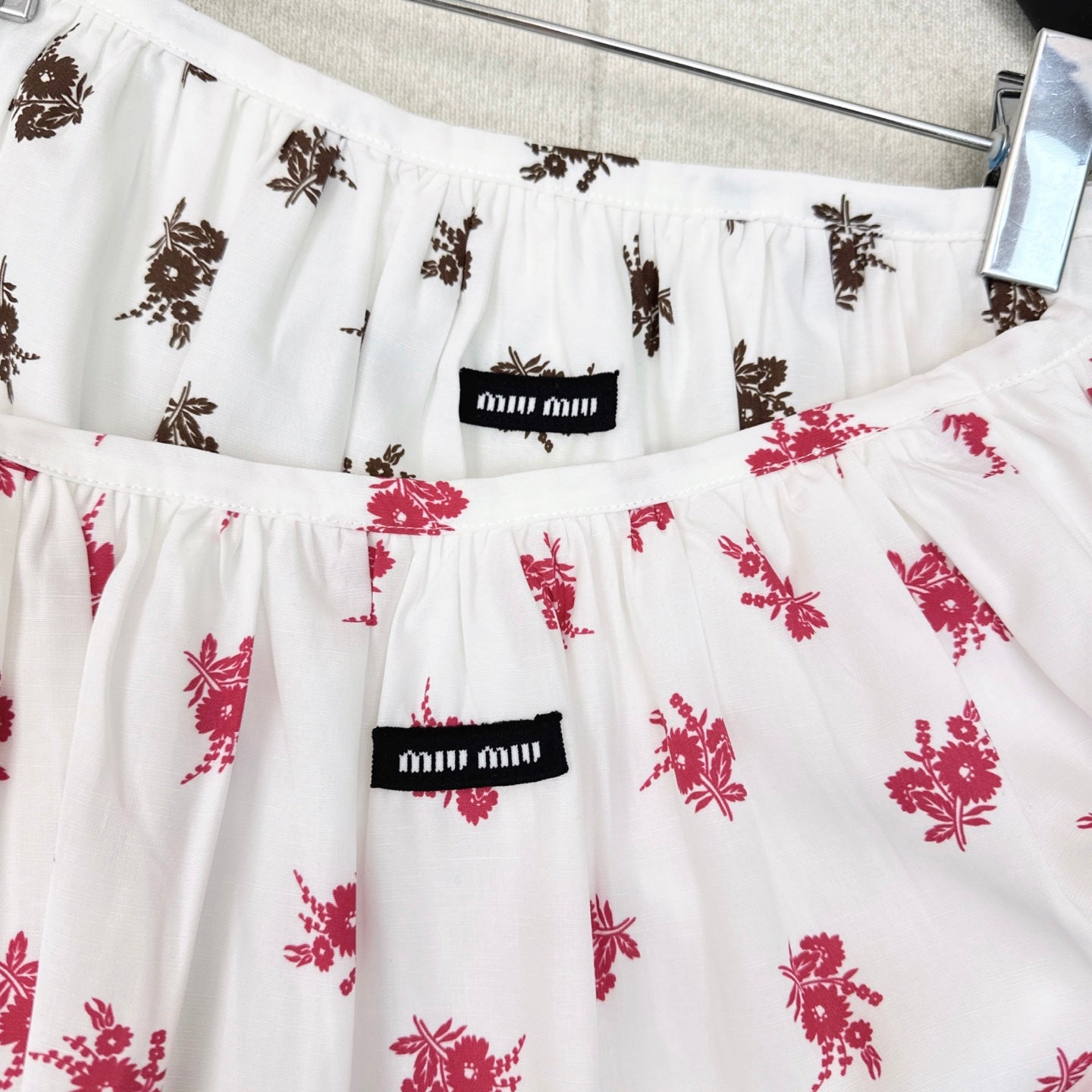 M 25Ss Early Autumn New Style Little Red Flower Skirt