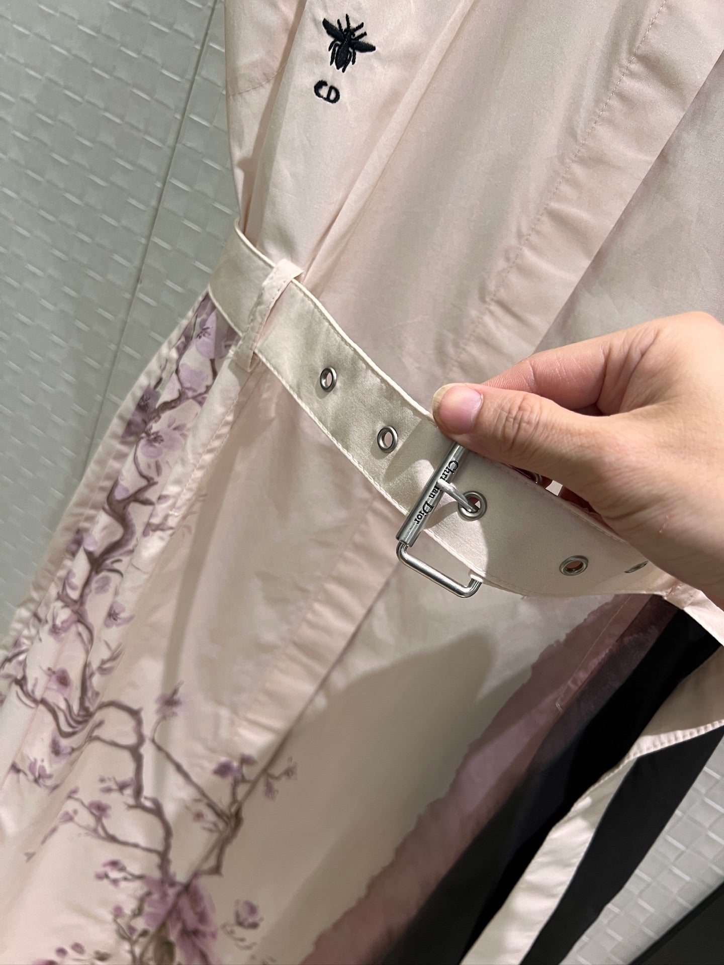 D 25 New 🌸 Early Fall Collection Chinese Cherry Blossom Ink Print Flip Neck Dresses