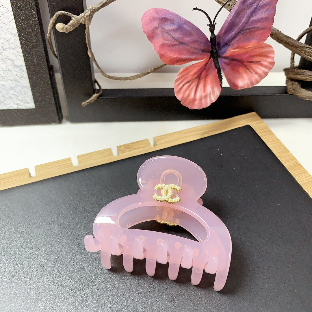 C 25 Acrylic Logo Hair Clip