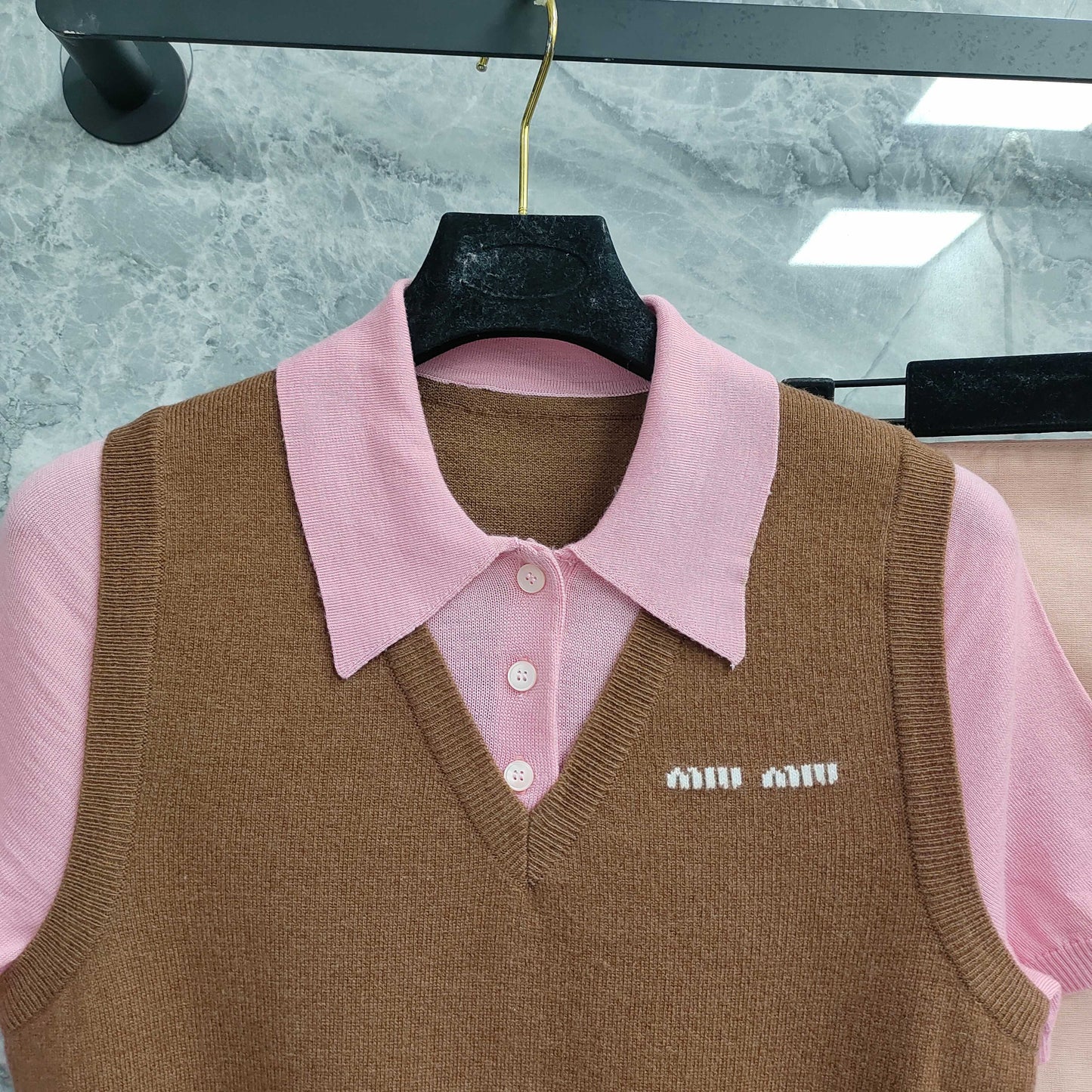 M 25 Two Tank Top Polo Short Sleeve