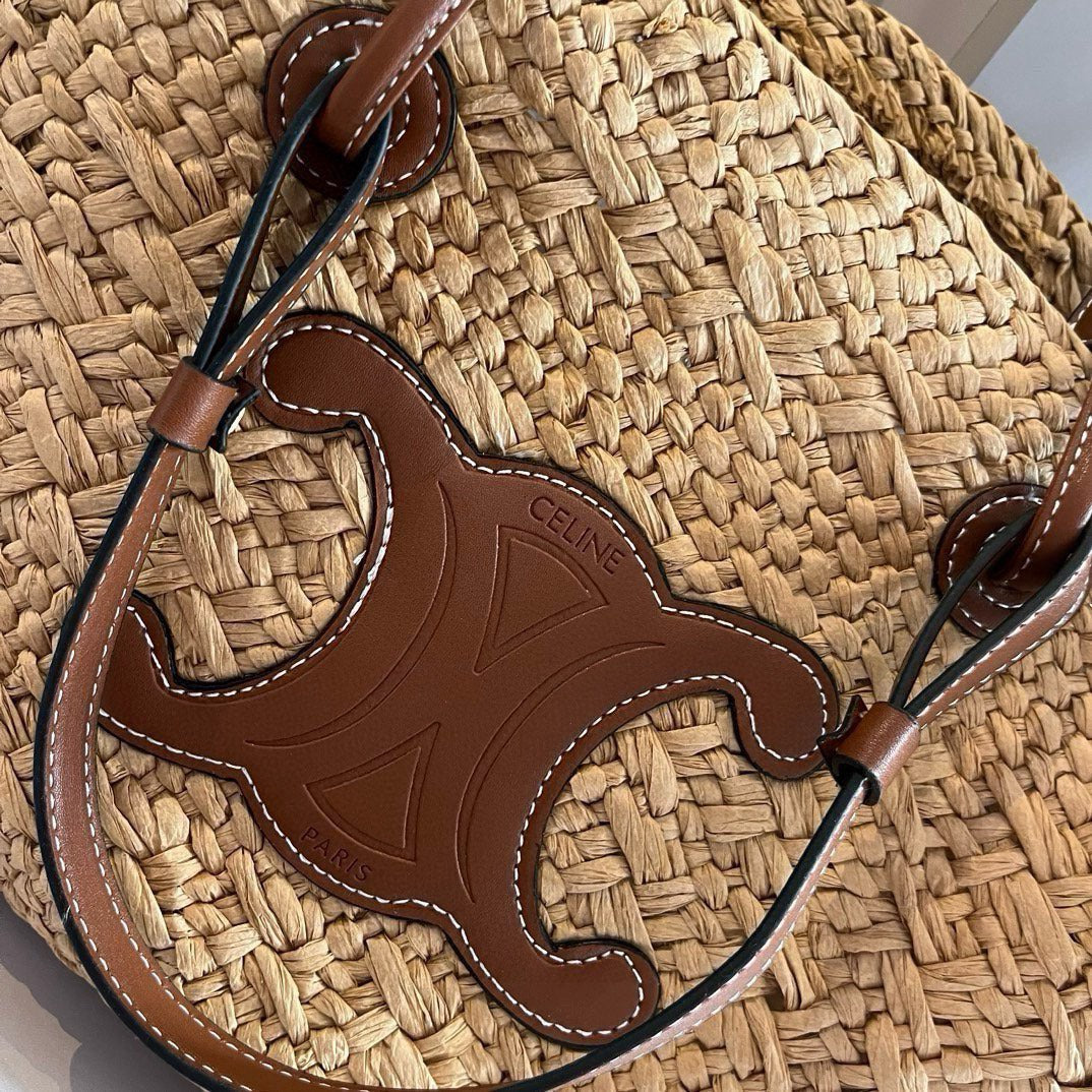 CE 25 Straw bag Raffia grass hand-woven bag