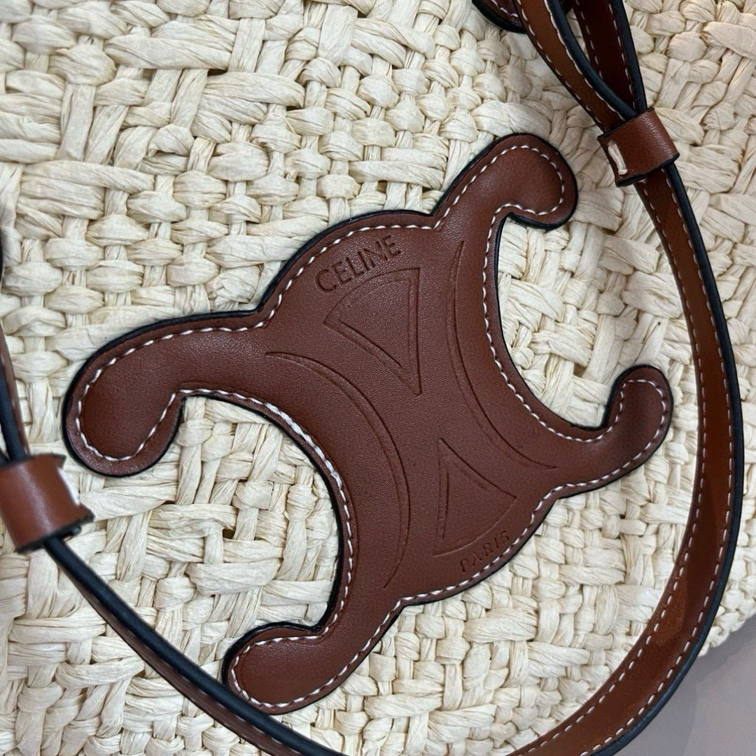 CE 25 Straw bag Raffia grass hand-woven bag
