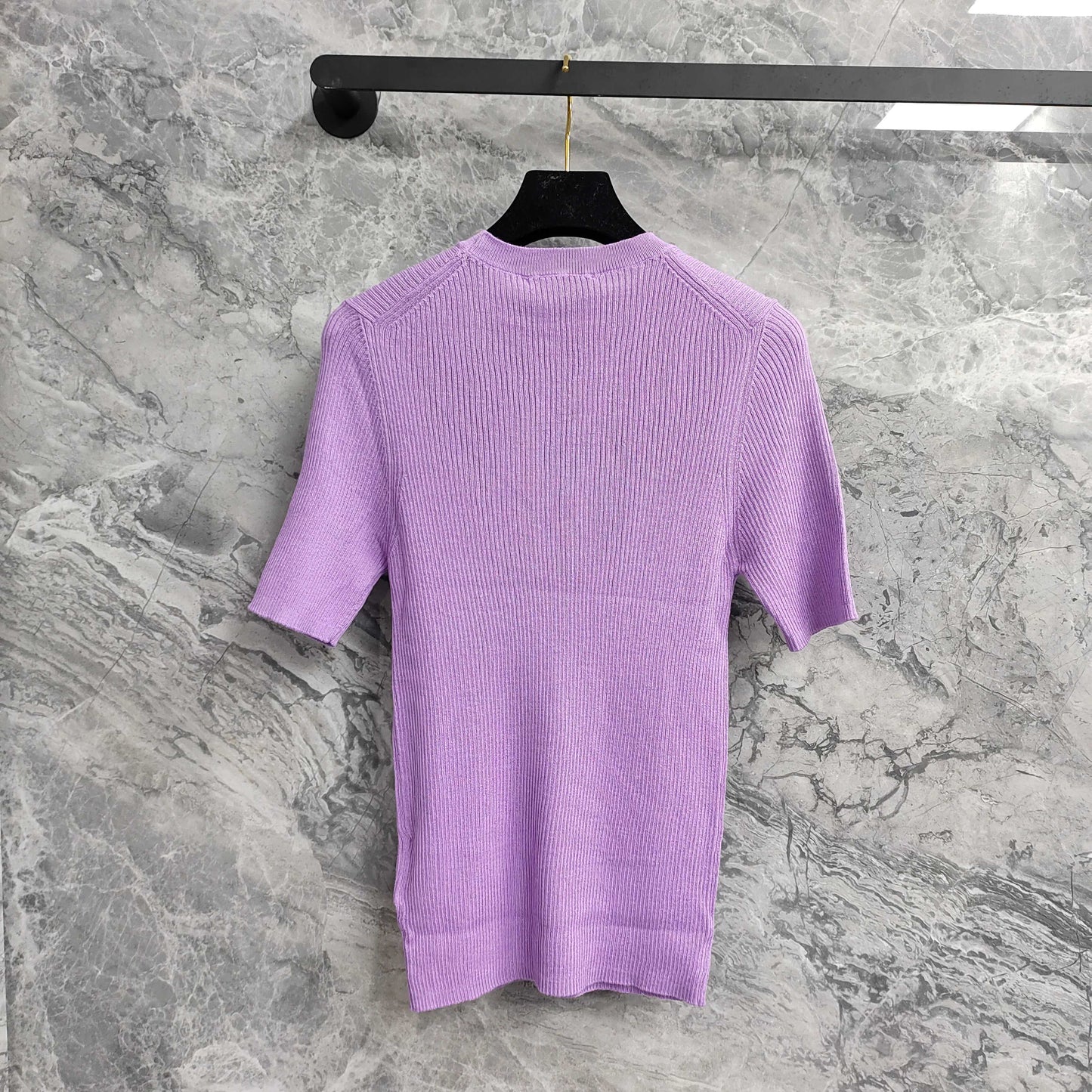 P 25 Purple New Knit Short Sleeve