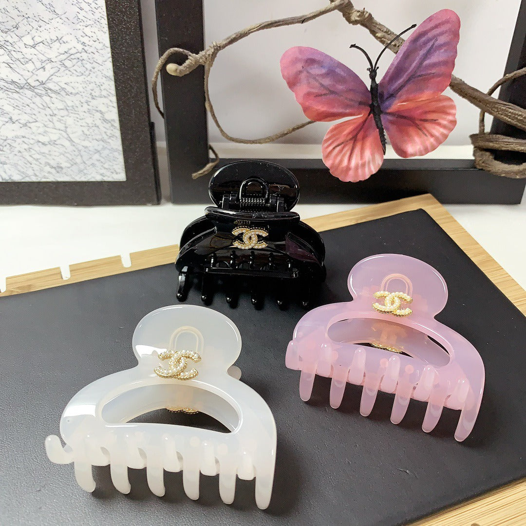 C 25 Acrylic Logo Hair Clip