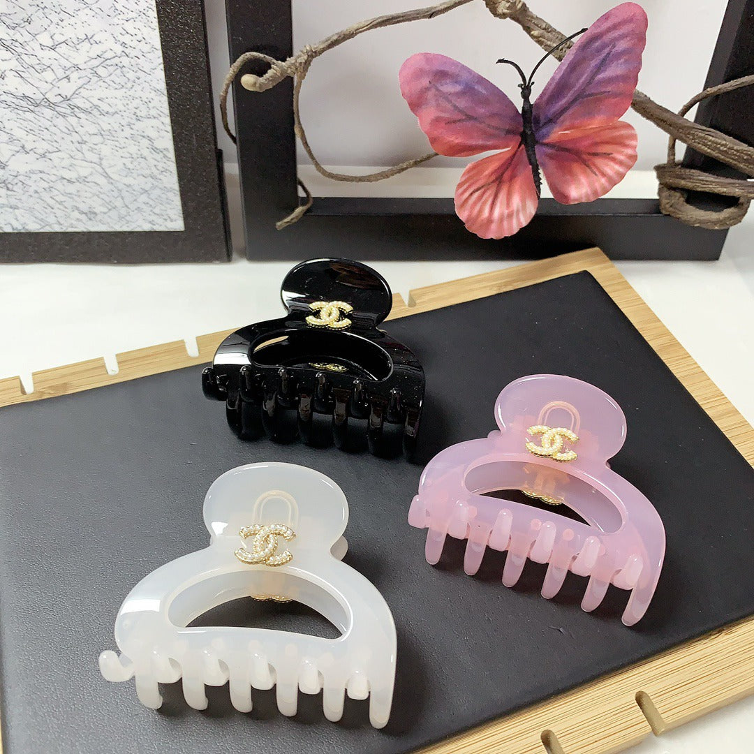 C 25 Acrylic Logo Hair Clip
