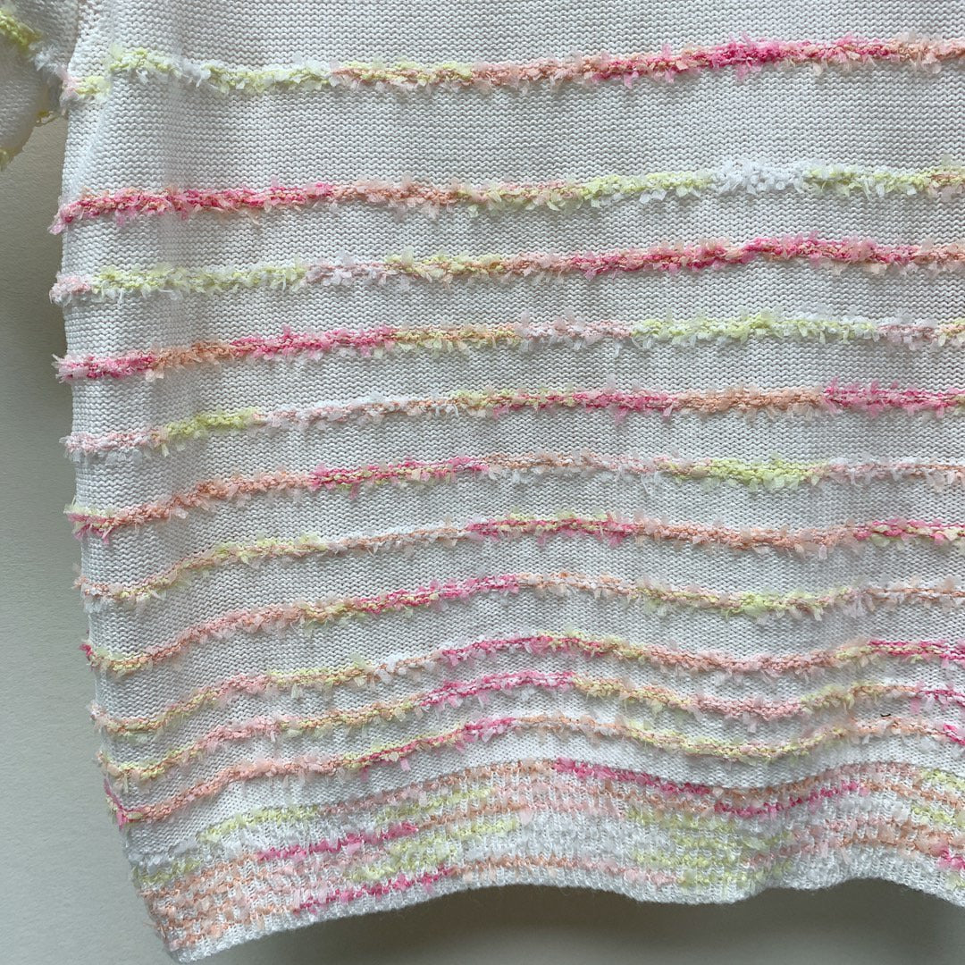 CE 25 Spring Summer New Crochet Round Neck Patchwork Short Sleeve