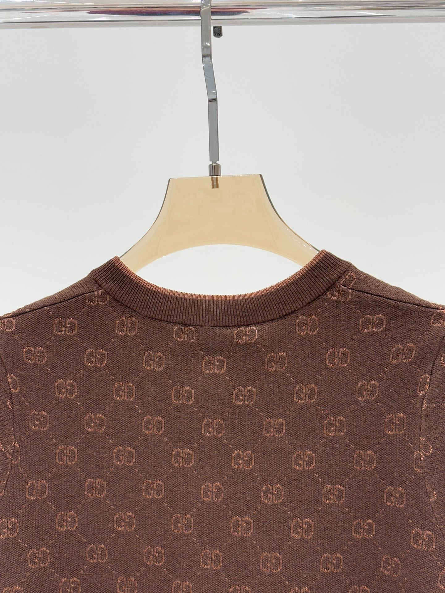 G 25 Early spring new letters logo jacquard full print knit cardigan