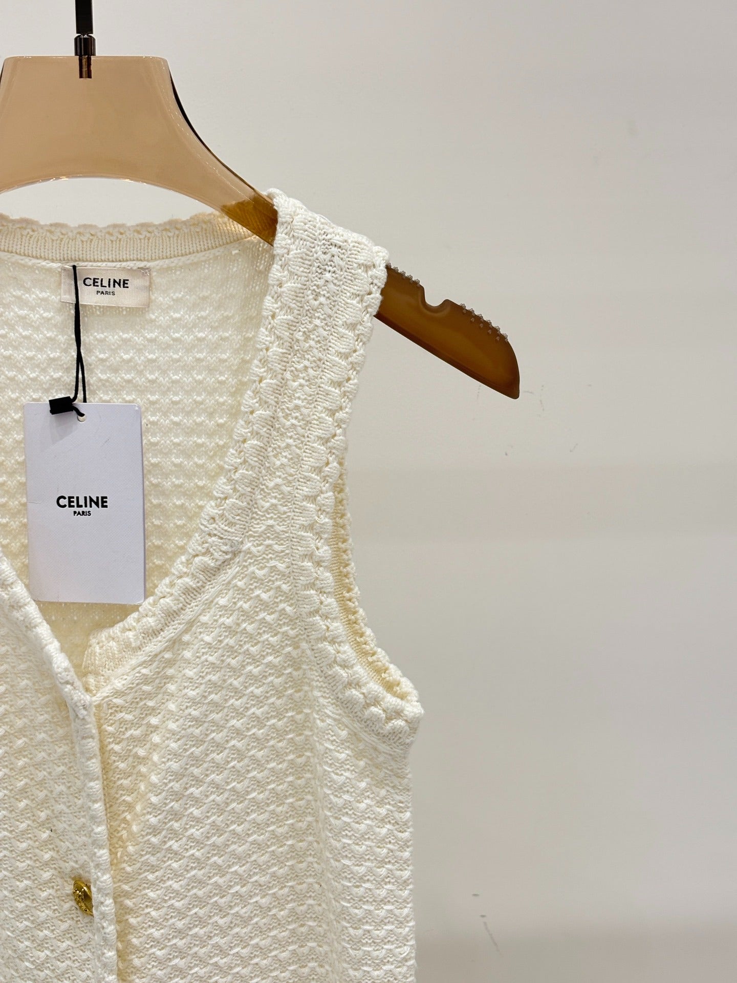 L 25 Early Spring New v-neck Attachment Button Casual Knit Dresses