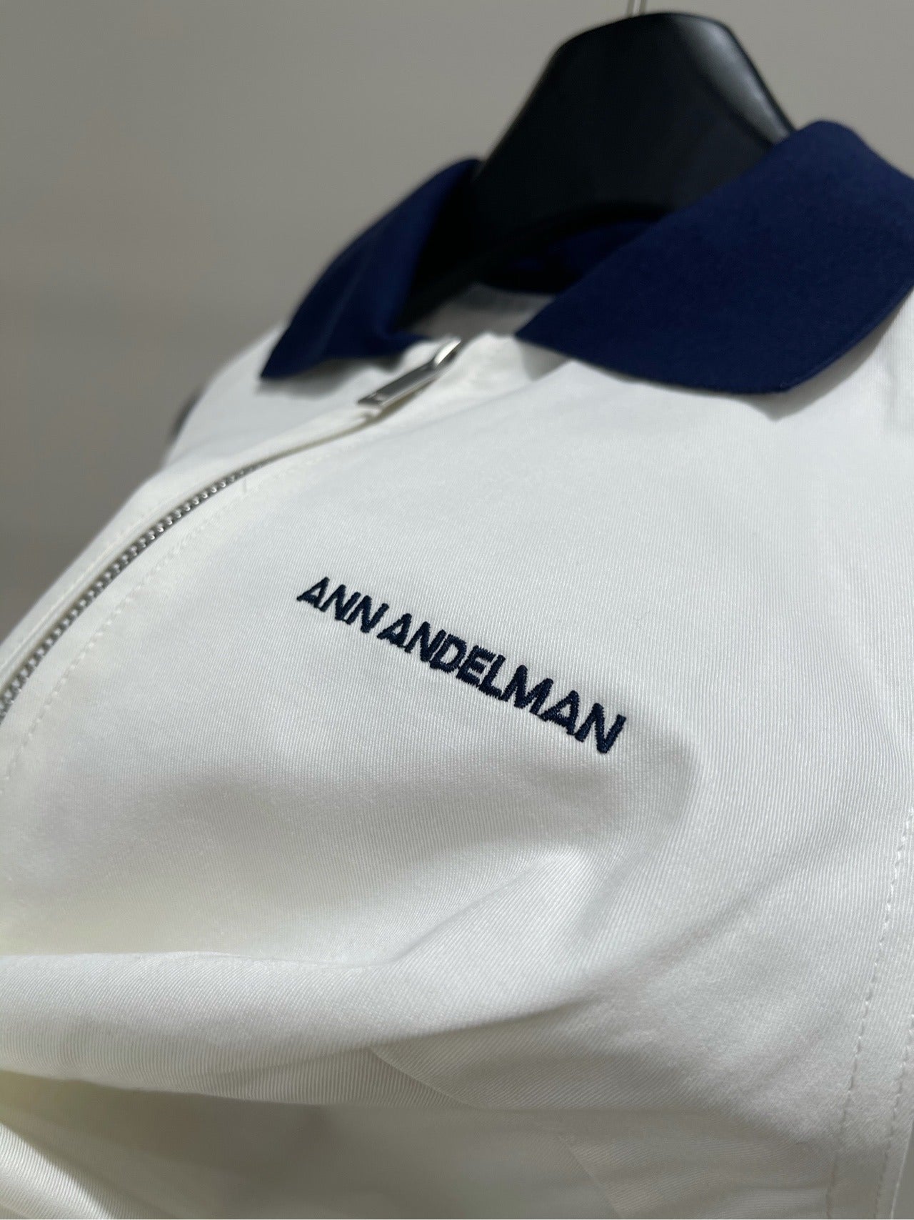 al 25 White Blue Collar Sport Tank Dress