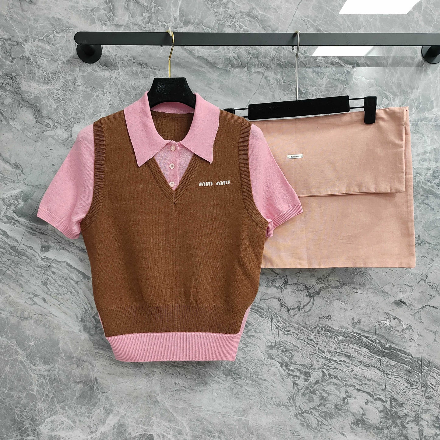 M 25 Two Tank Top Polo Short Sleeve
