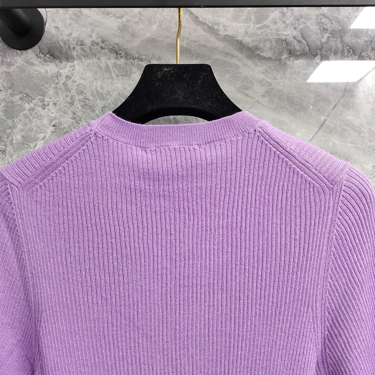P 25 Purple New Knit Short Sleeve