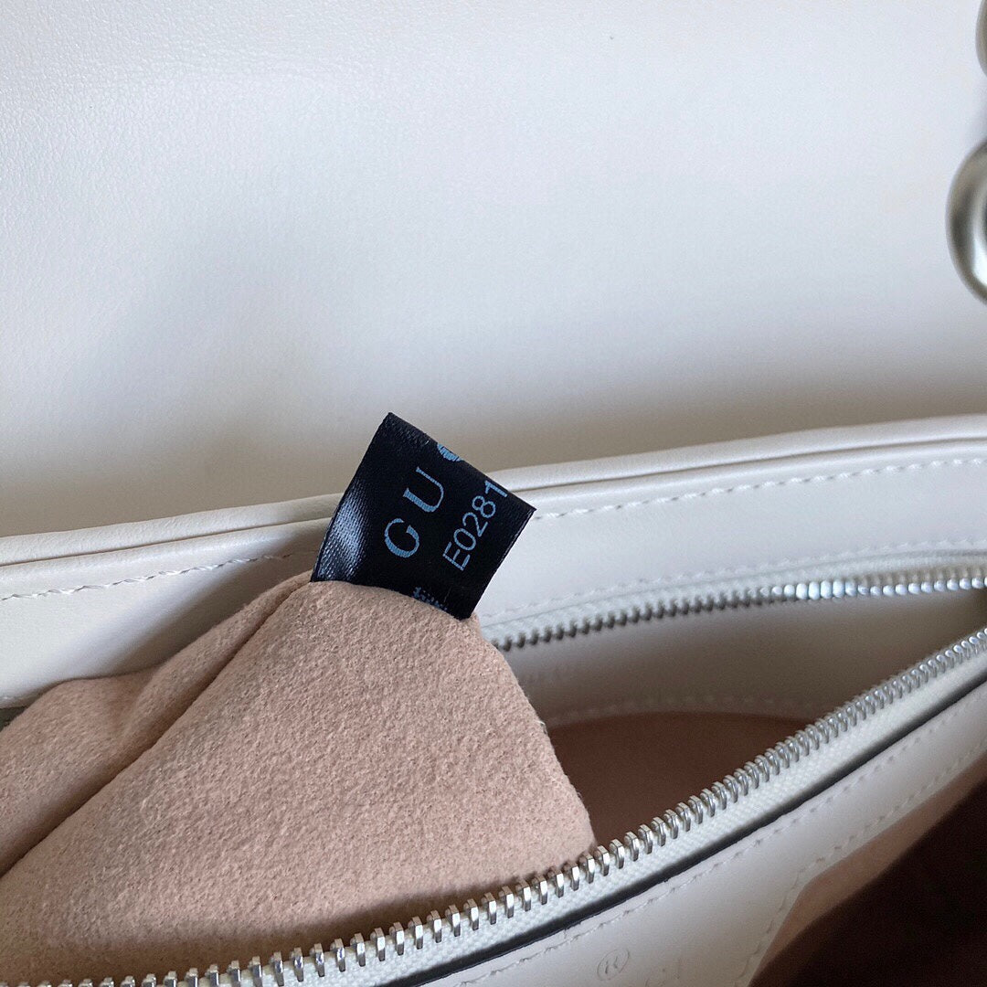 G Marmont small shoulder bag Black / White / Dusty Pink / Gray Blue