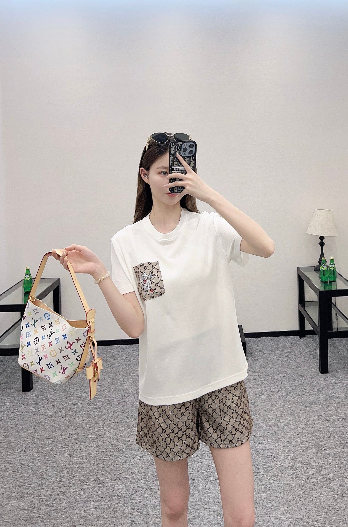 G 2025 new product Short-sleeved printed suit