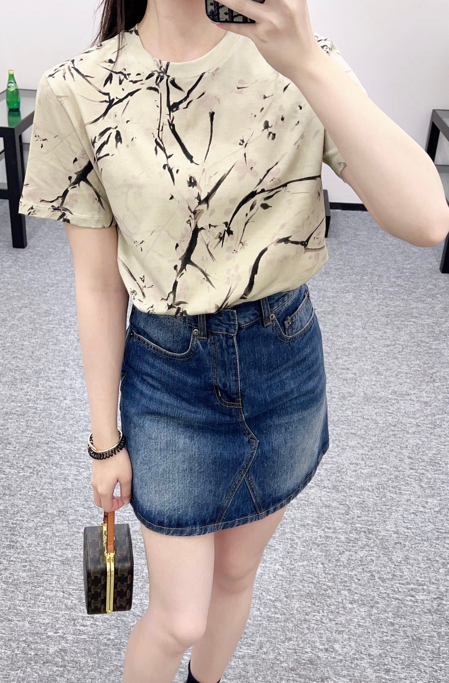 D 2025 new product Printed short sleeves