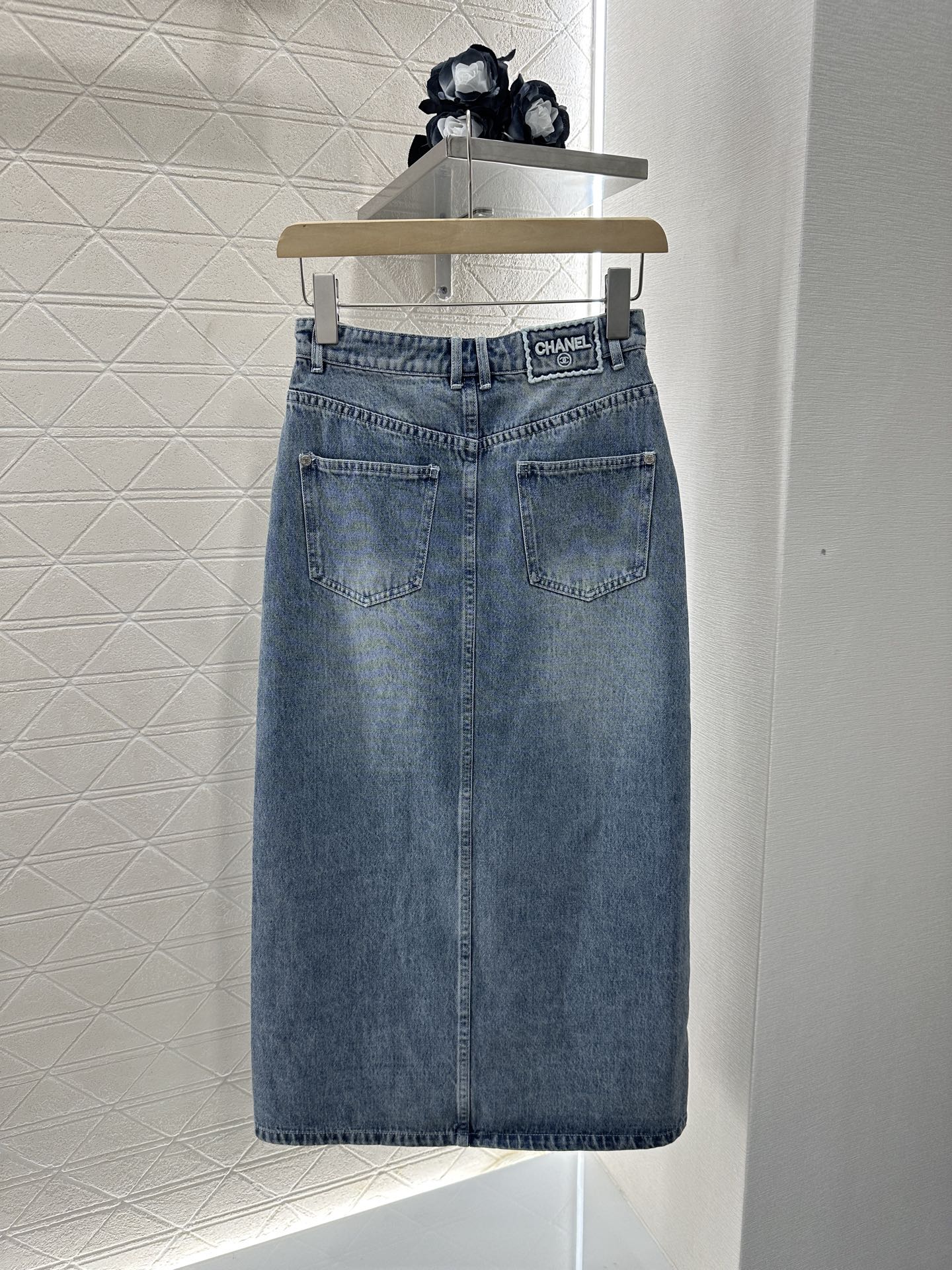 C 2025 new product Denim long skirt