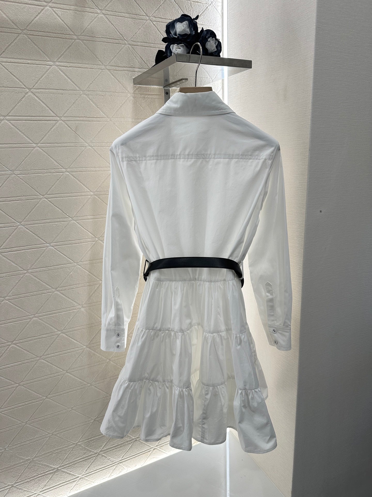 L 2025 new products Belt dress(with a belt)